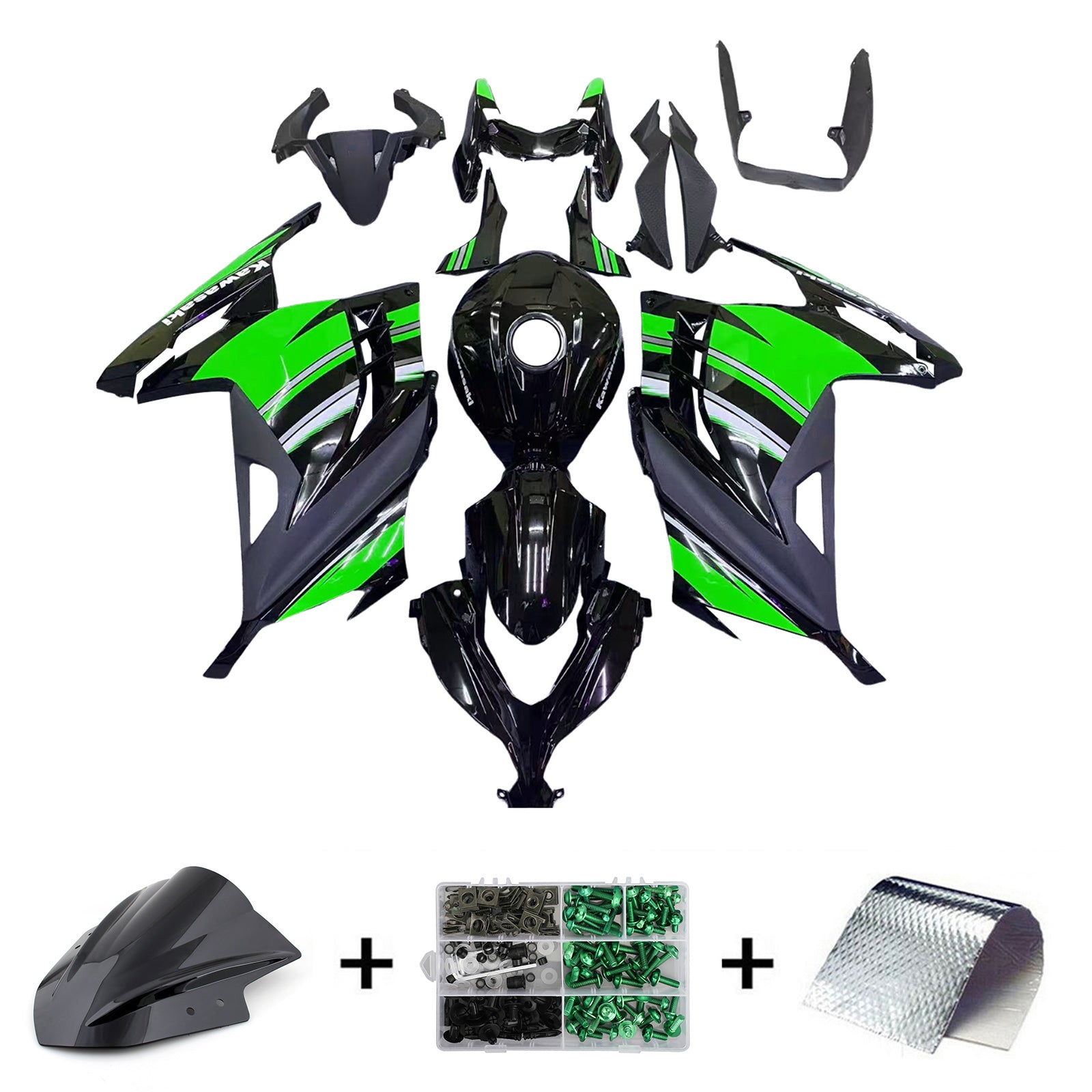 Kawasaki EX300 Ninja300 2013-2024 Fairing Kit Bodywork Plastic ABS