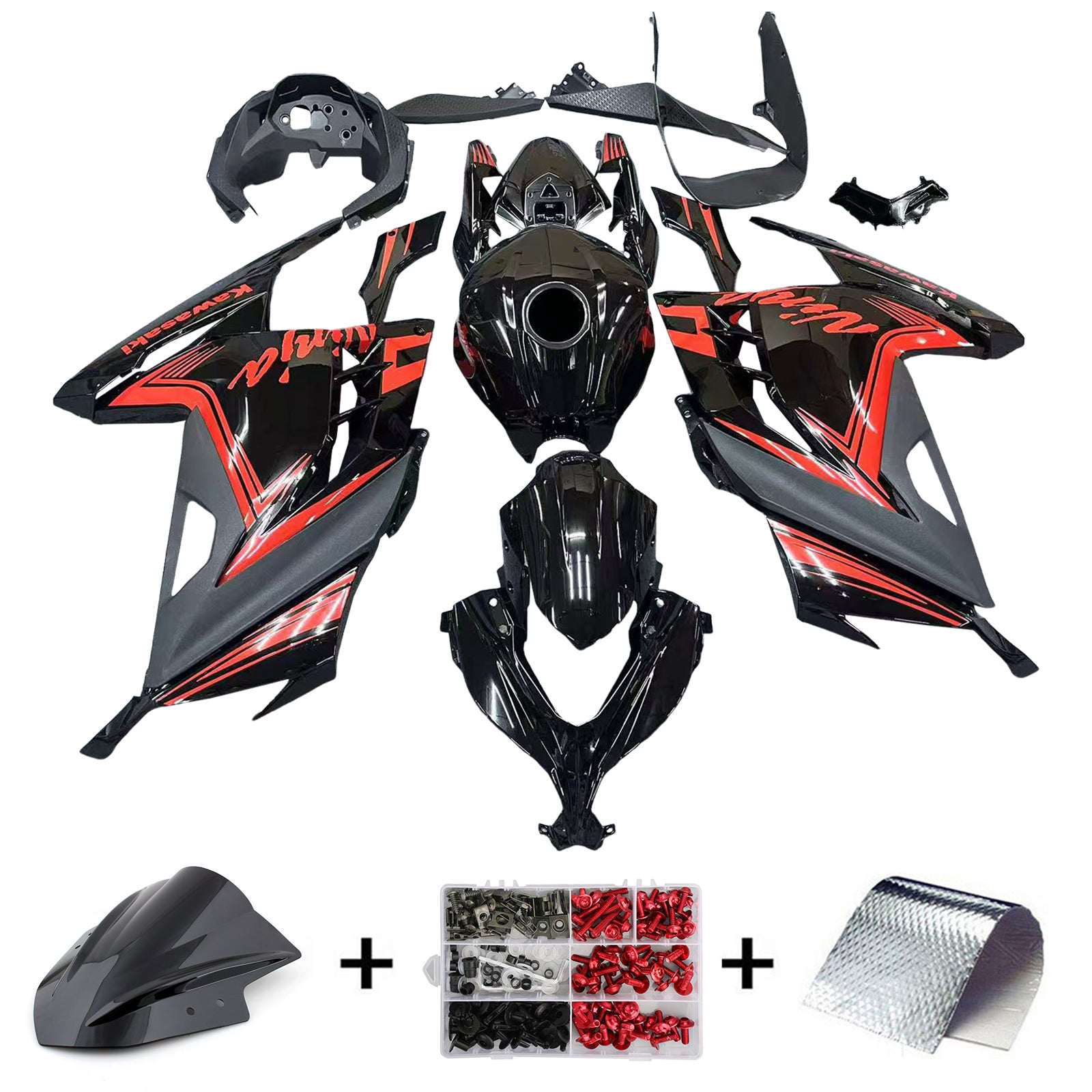 Kawasaki EX300 Ninja300 2013-2024 Fairing Kit Bodywork Plastic ABS