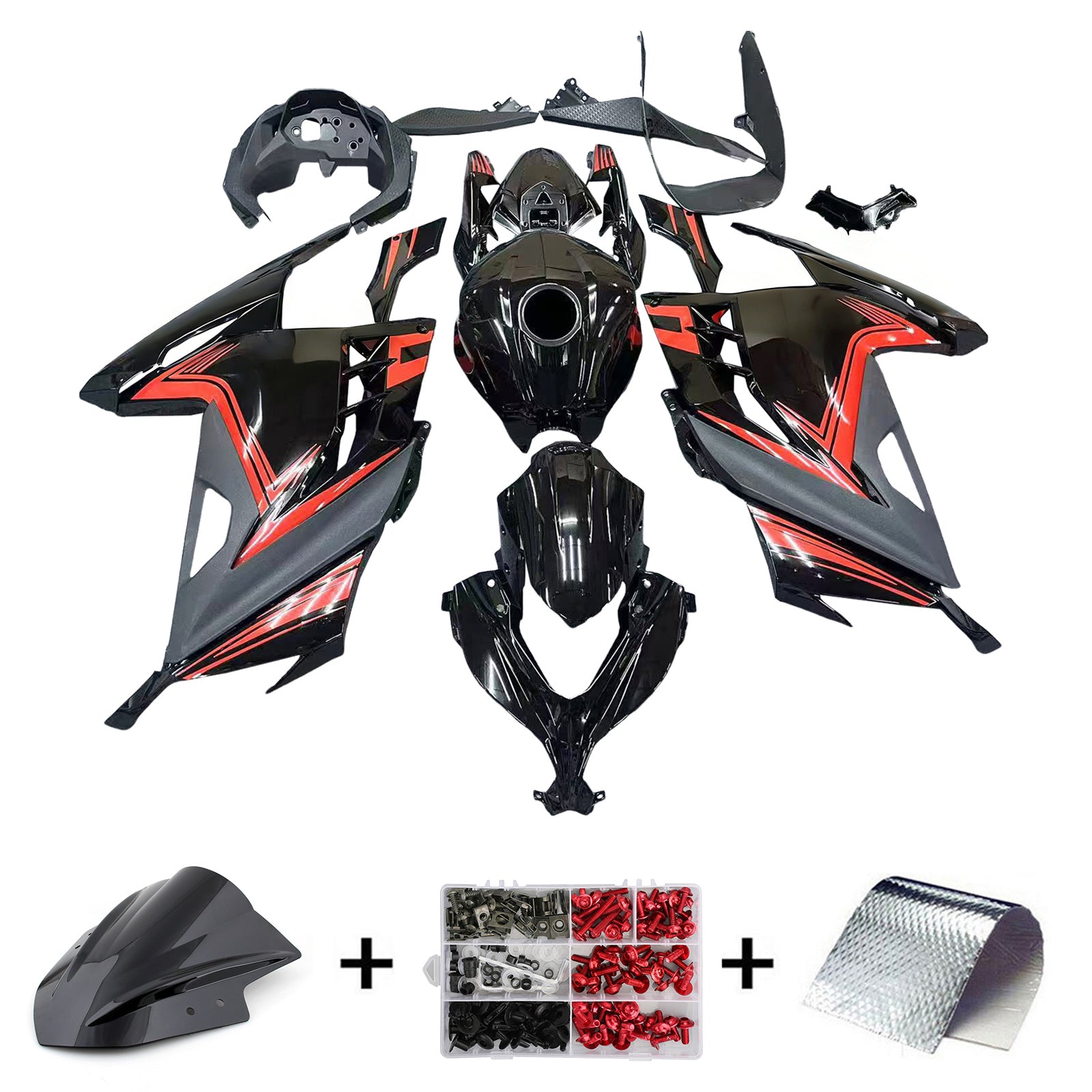 Kawasaki EX300 Ninja300 2013-2024 Fairing Kit Bodywork Plastic ABS