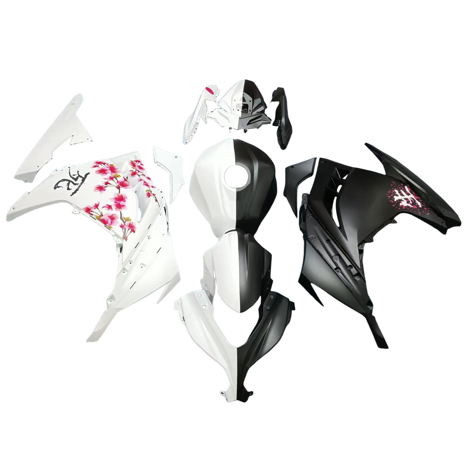 Injection Fairing Kit Bodywork Plastic ABS fit For Kawasaki EX300 Ninja300 2013-2024