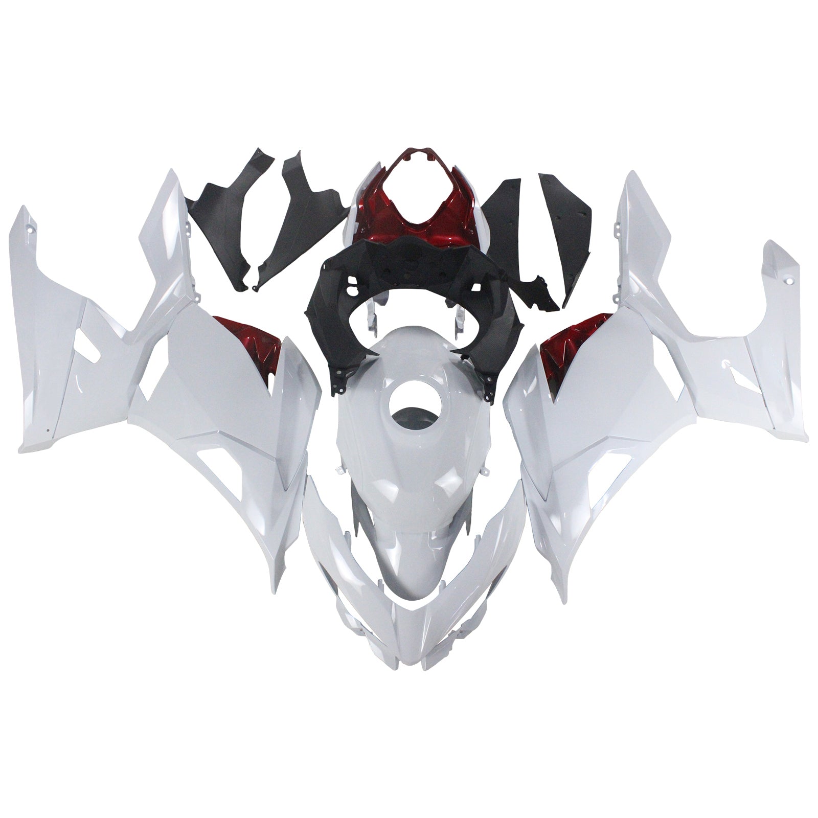 Injection Fairing Kit Bodywork For Kawasaki EX400 Ninja400 2018-2024