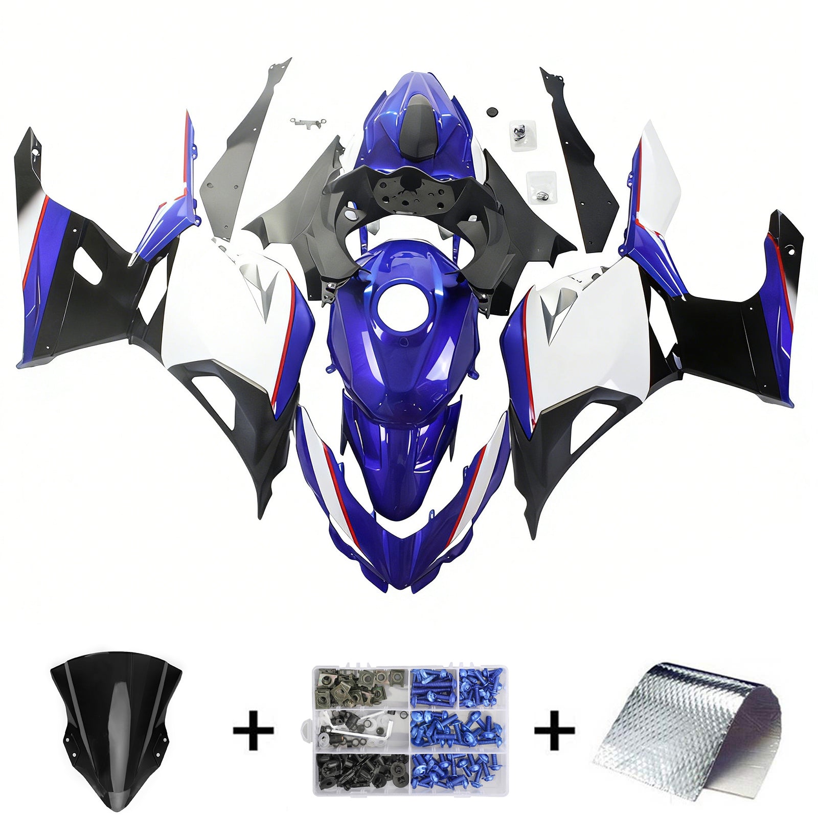 Injection Fairing Kit Bodywork For Kawasaki EX400 Ninja400 2018-2024