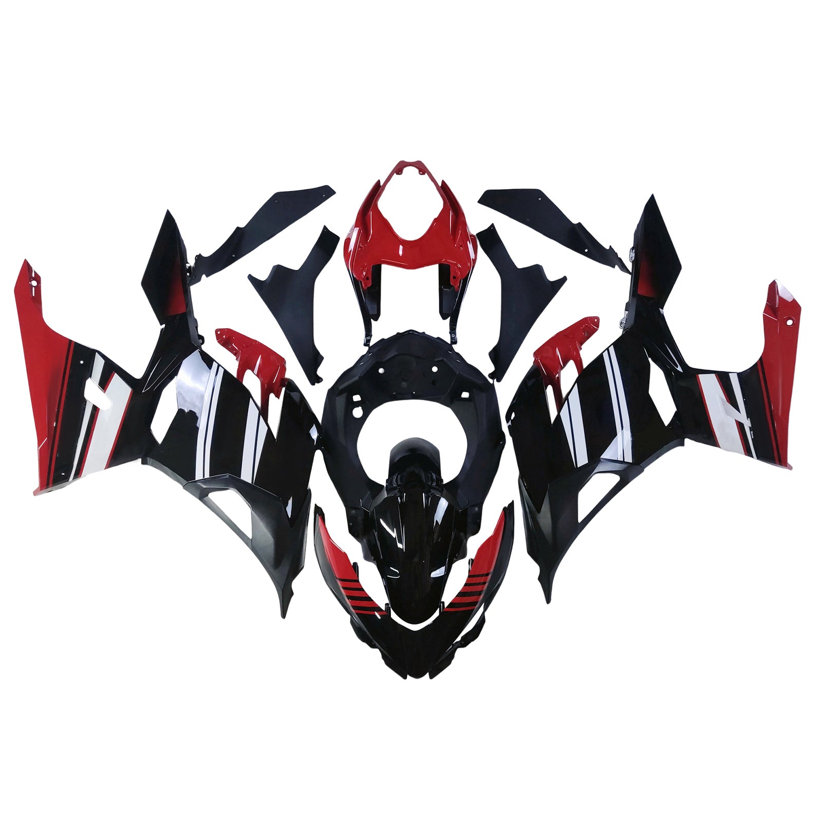 Amotopart Kawasaki EX400 Ninja400 2018-2024 Fairing Kit Bodywork Plastic ABS