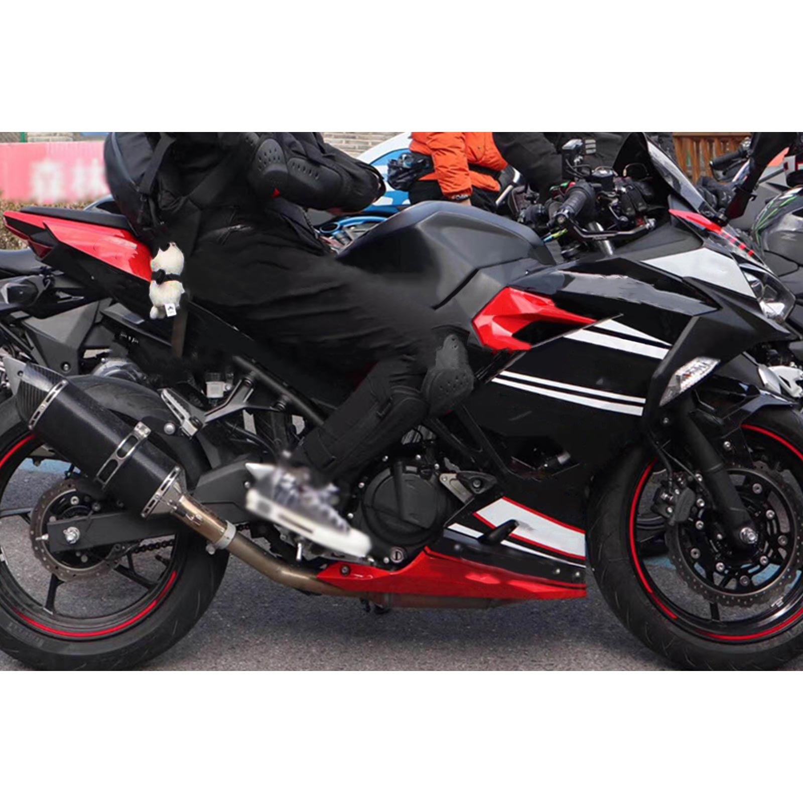 Amotopart Kawasaki EX400 Ninja400 2018-2024 Fairing Kit Bodywork Plastic ABS