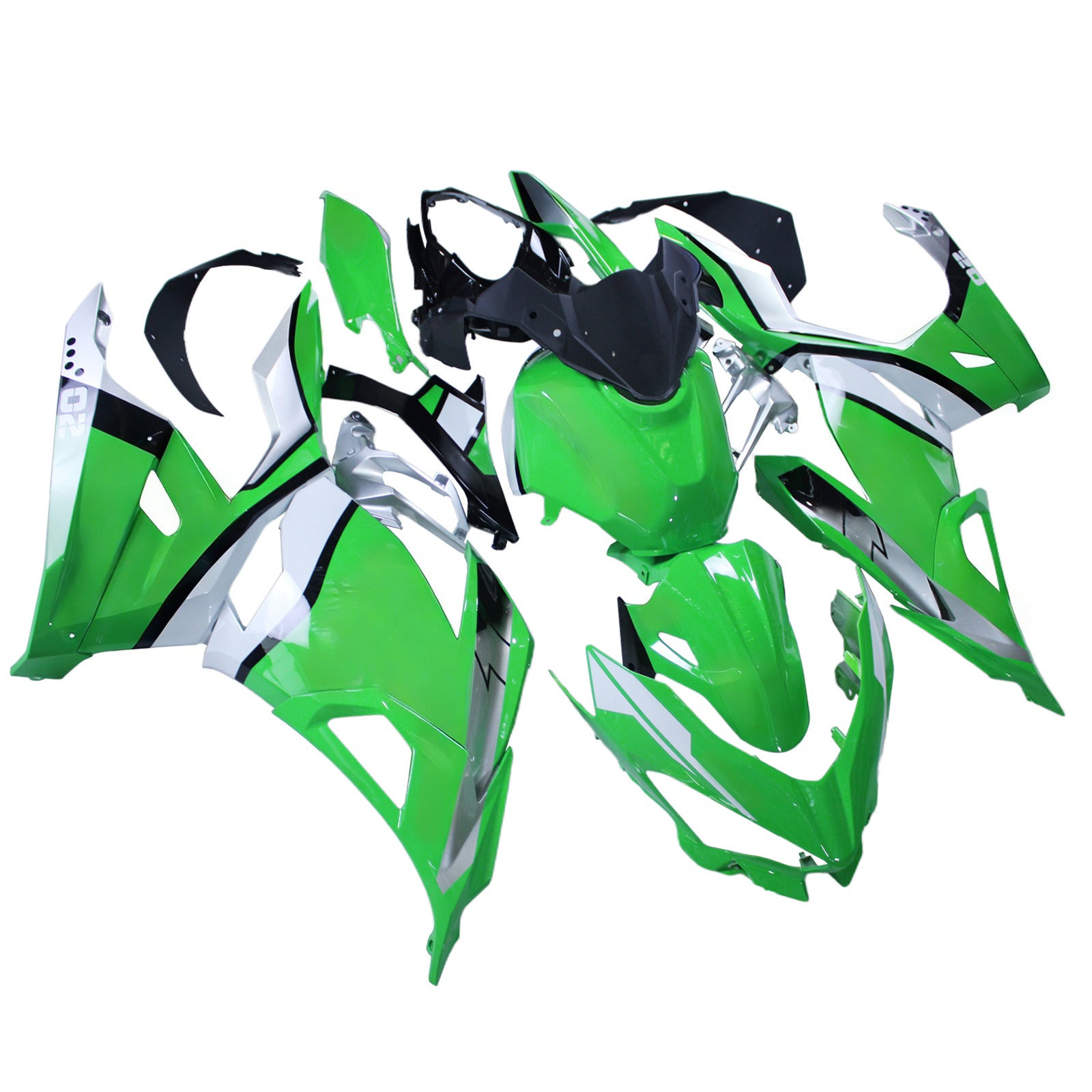 Amotopart Kawasaki EX400 Ninja400 2018-2024 Fairing Kit Bodywork Plastic ABS