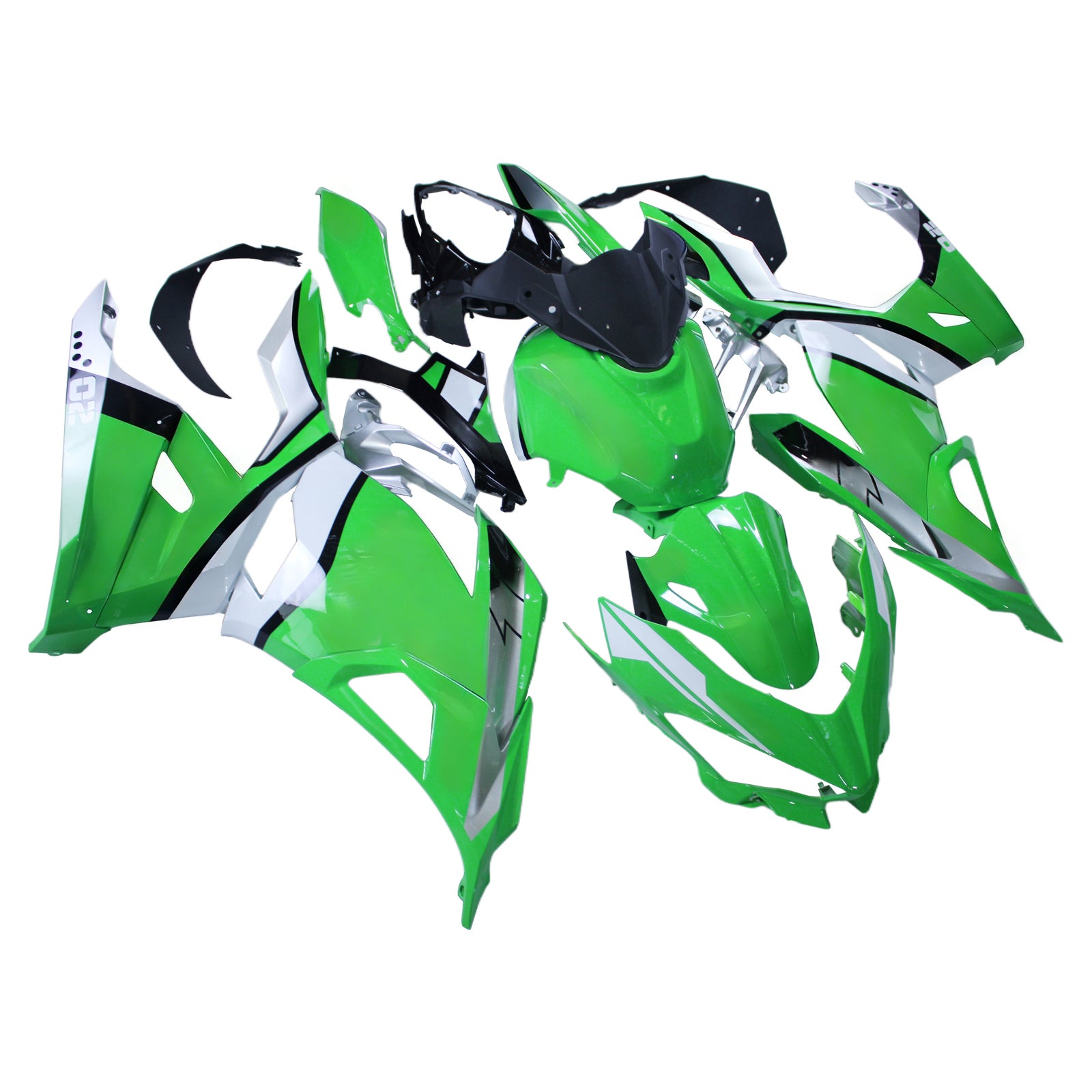 Amotopart Kawasaki EX400 Ninja400 2018-2024 Fairing Kit Bodywork Plastic ABS