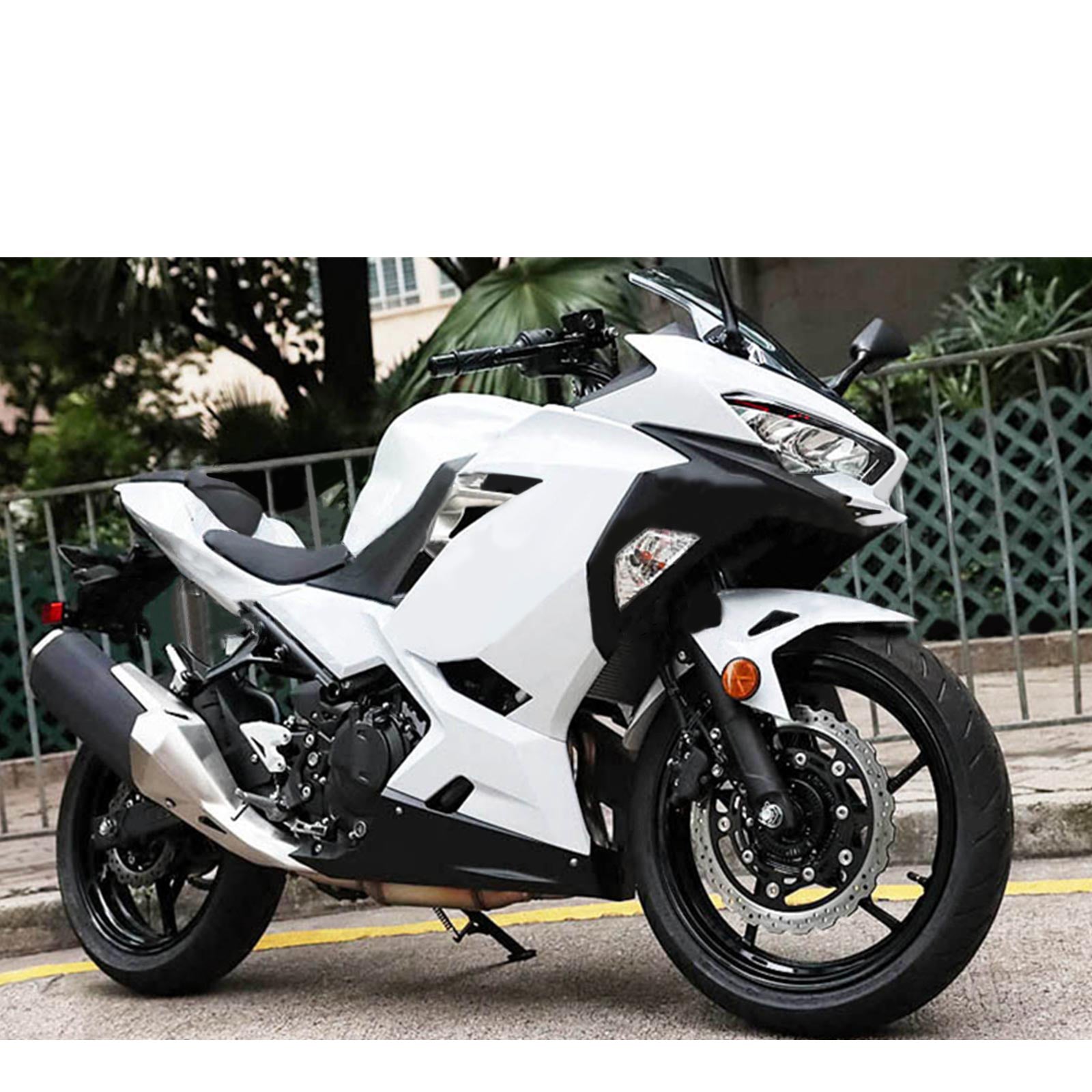 Amotopart Kawasaki EX400 Ninja400 2018-2024 Fairing Kit Bodywork Plastic ABS