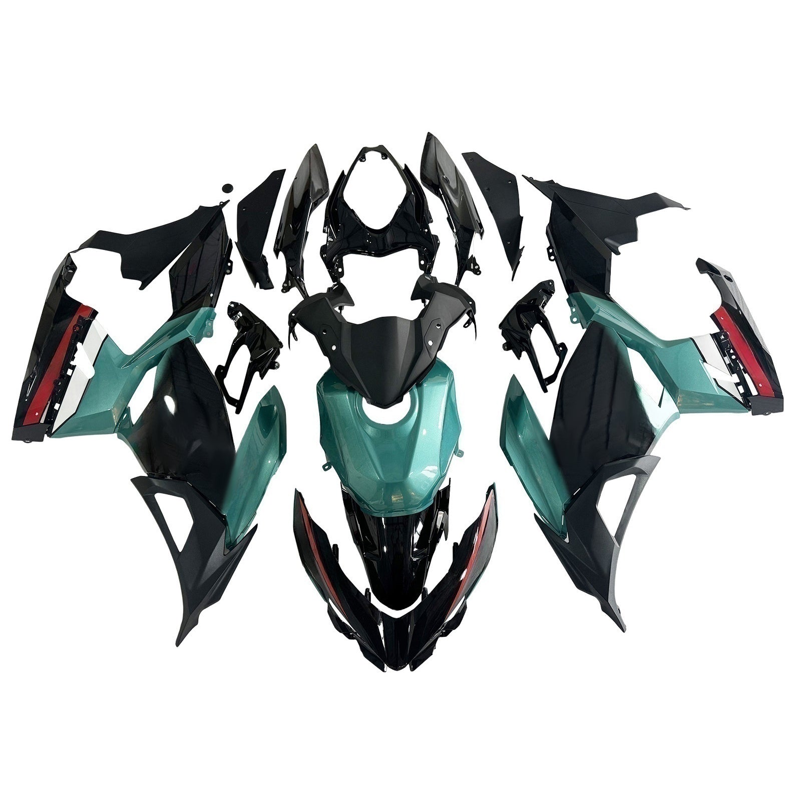 Amotopart Kawasaki EX400 Ninja400 2018-2024 Fairing Kit Bodywork Plastic ABS