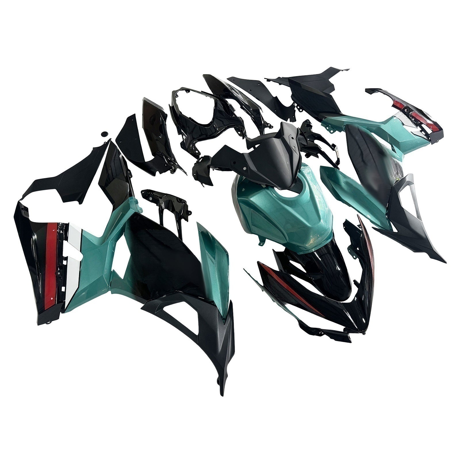 Amotopart Kawasaki EX400 Ninja400 2018-2024 Fairing Kit Bodywork Plastic ABS