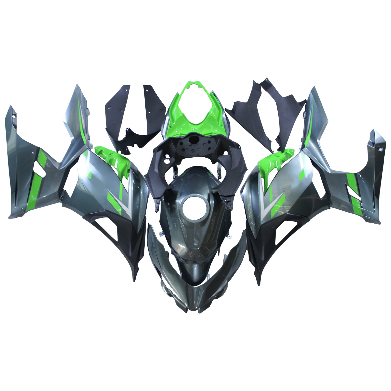 Amotopart Kawasaki EX400 Ninja400 2018-2024 Fairing Kit Bodywork Plastic ABS