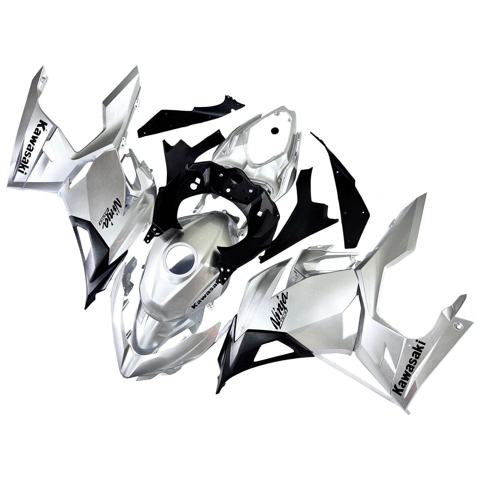 아모토파트 가와사키 EX400 닌자400 2018-2024 페어링 키트 차체 플라스틱 ABS