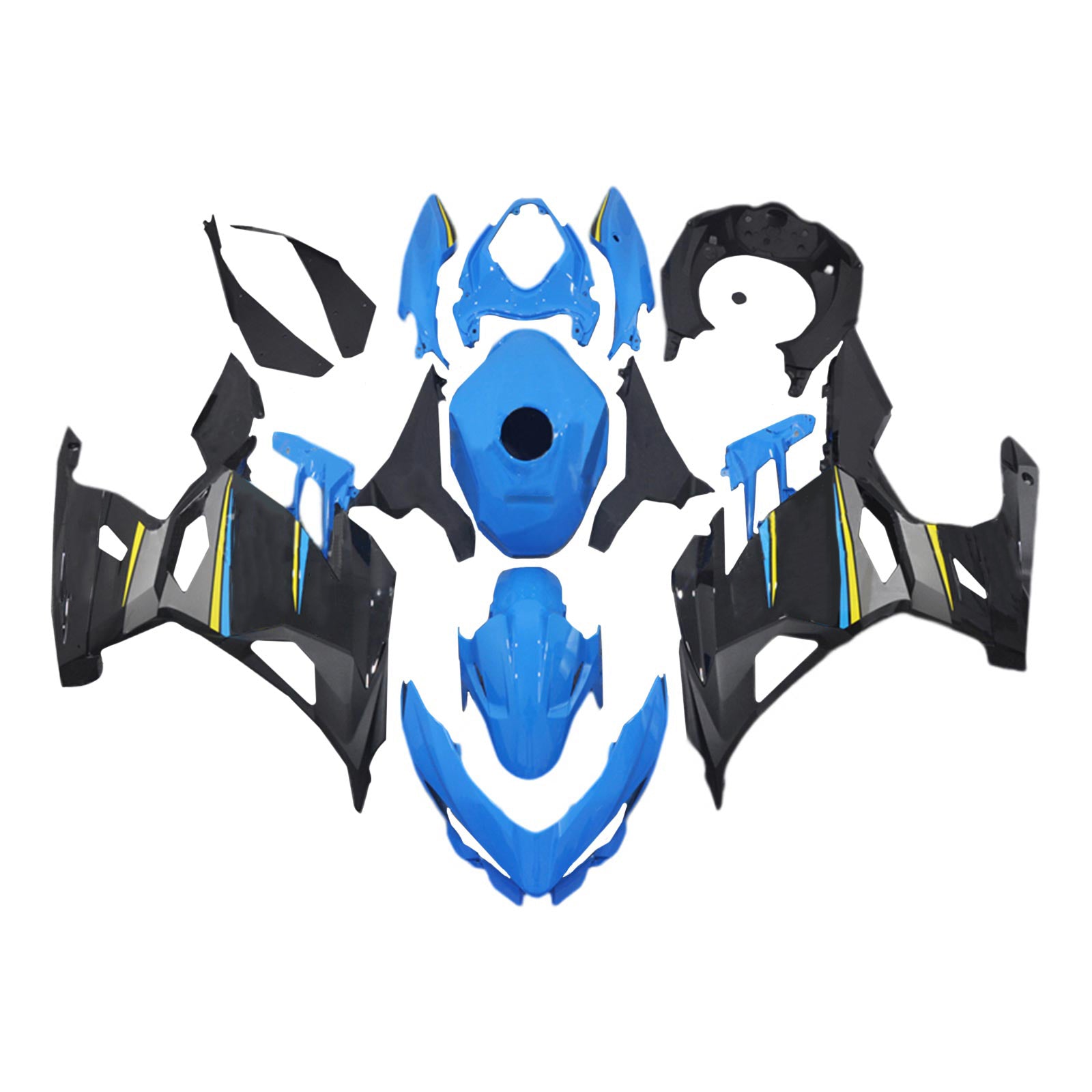 Amotopart Kawasaki EX400 Ninja400 2018-2024 Fairing Kit Bodywork Plastic ABS