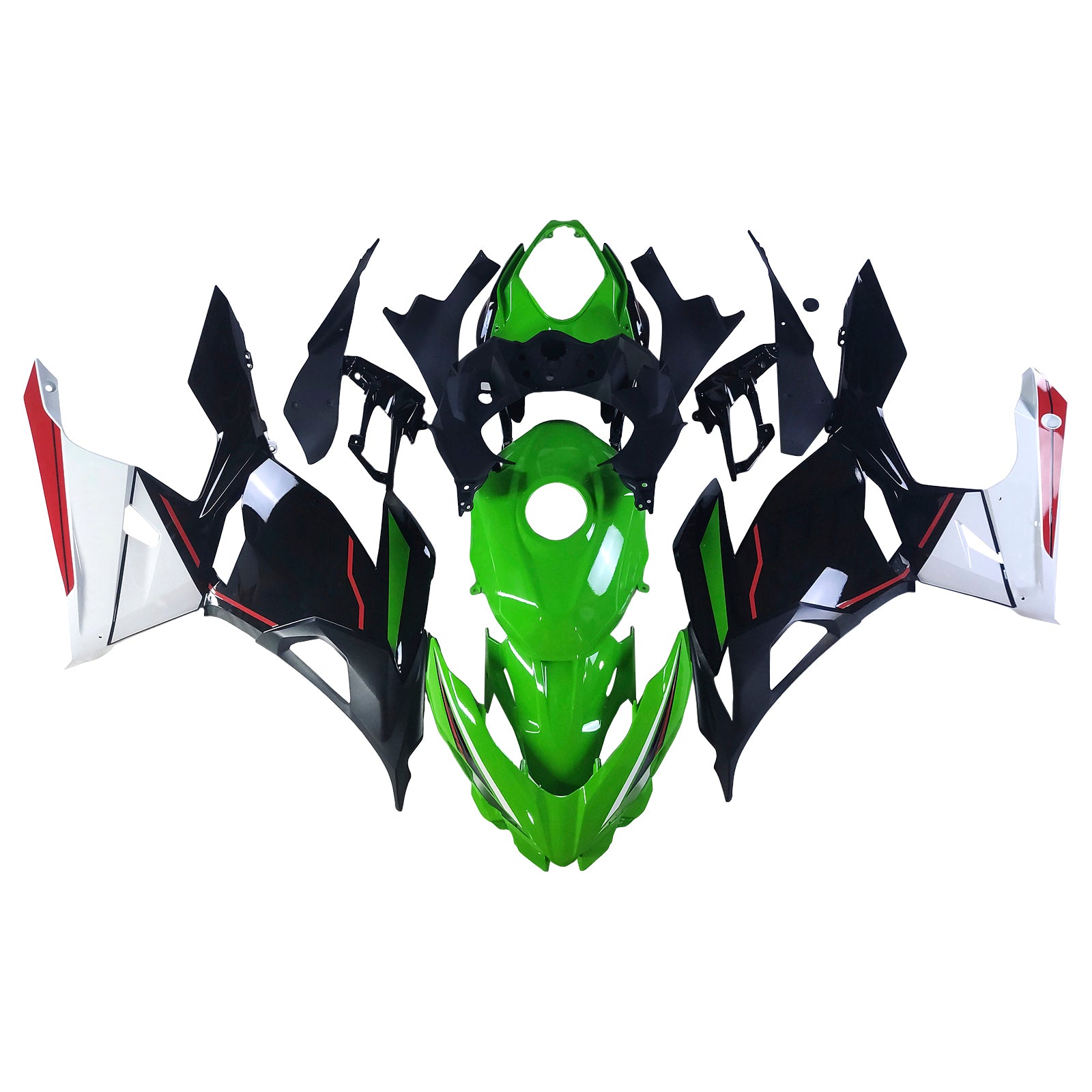 Amotopart Kawasaki EX400 Ninja400 2018-2024 Fairing Kit Bodywork Plastic ABS