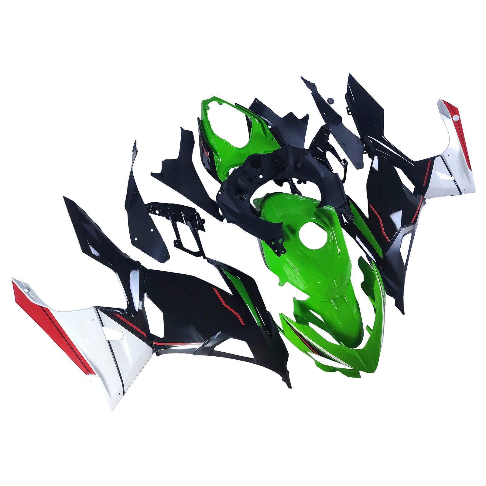 Amotopart Kawasaki EX400 Ninja400 2018-2024 Fairing Kit Bodywork Plastic ABS