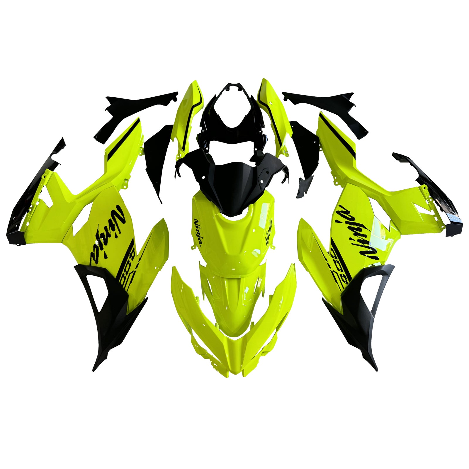 Amotopart Kawasaki EX400 Ninja400 2018-2024 Fairing Kit Bodywork Plastic ABS
