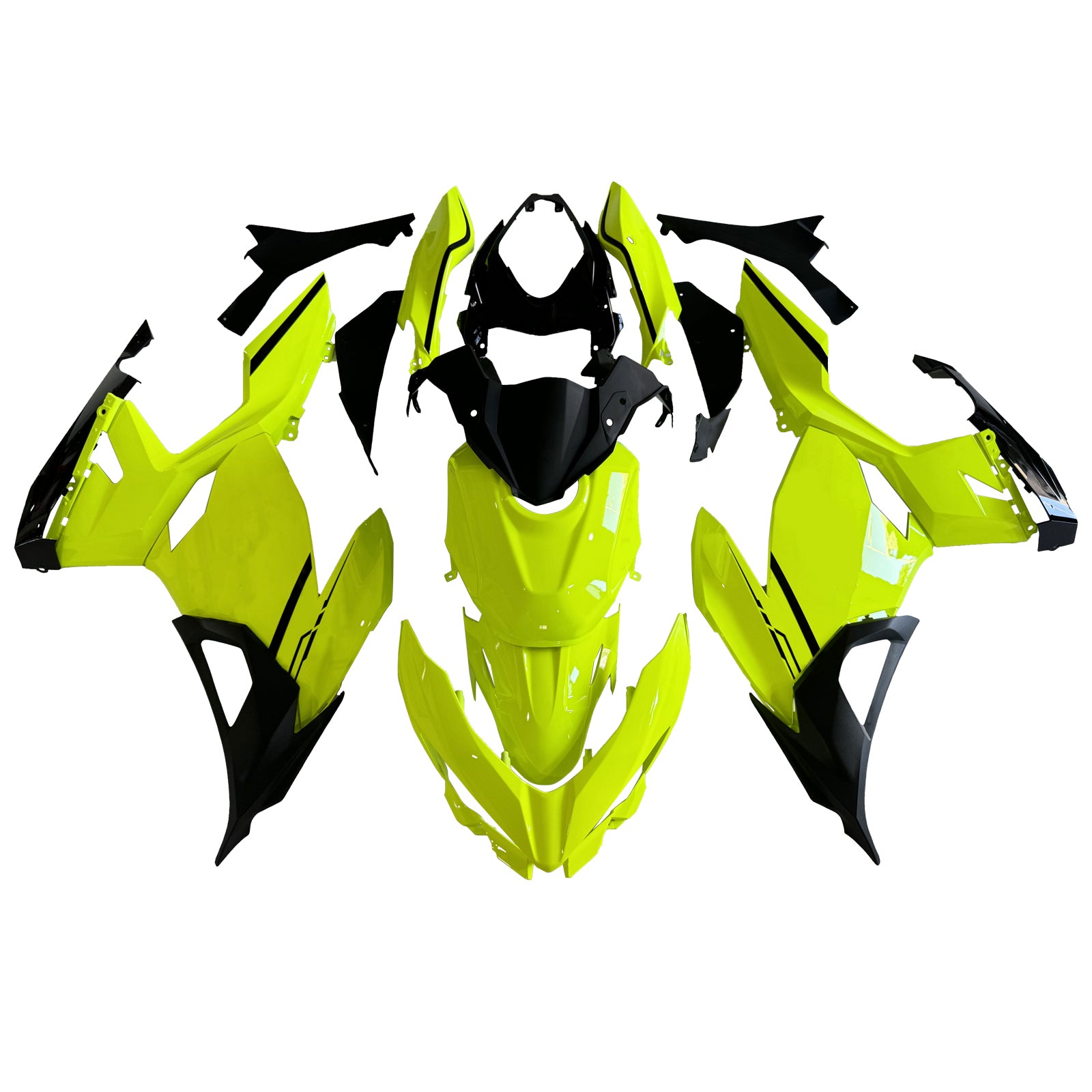 Amotopart Kawasaki EX400 Ninja400 2018-2024 Fairing Kit Bodywork Plastic ABS