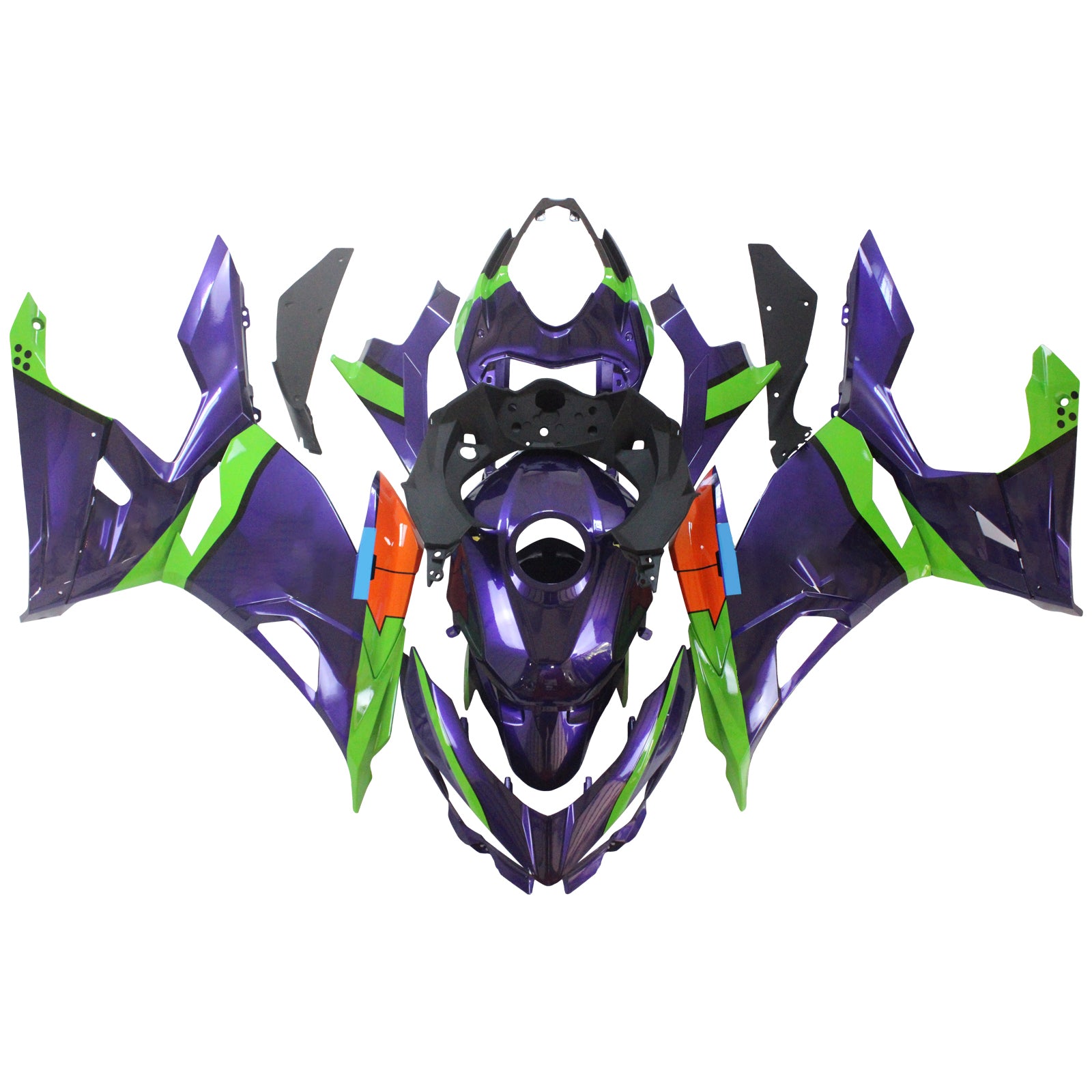 Injection Fairing Kit Bodywork For Kawasaki EX400 Ninja400 2018-2024