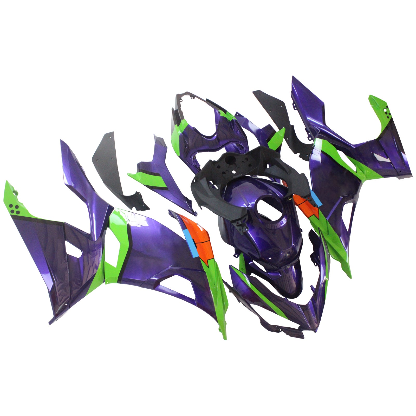 Injection Fairing Kit Bodywork For Kawasaki EX400 Ninja400 2018-2024