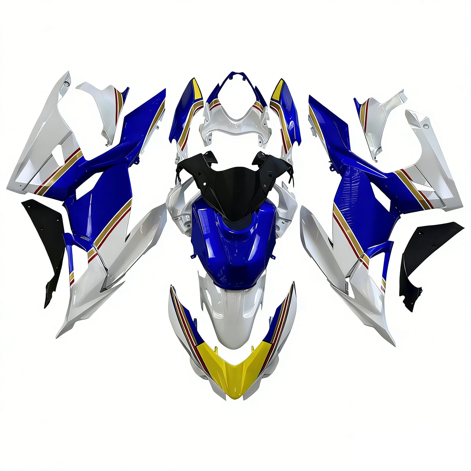 Injection Fairing Kit Bodywork For Kawasaki EX400 Ninja400 2018-2024