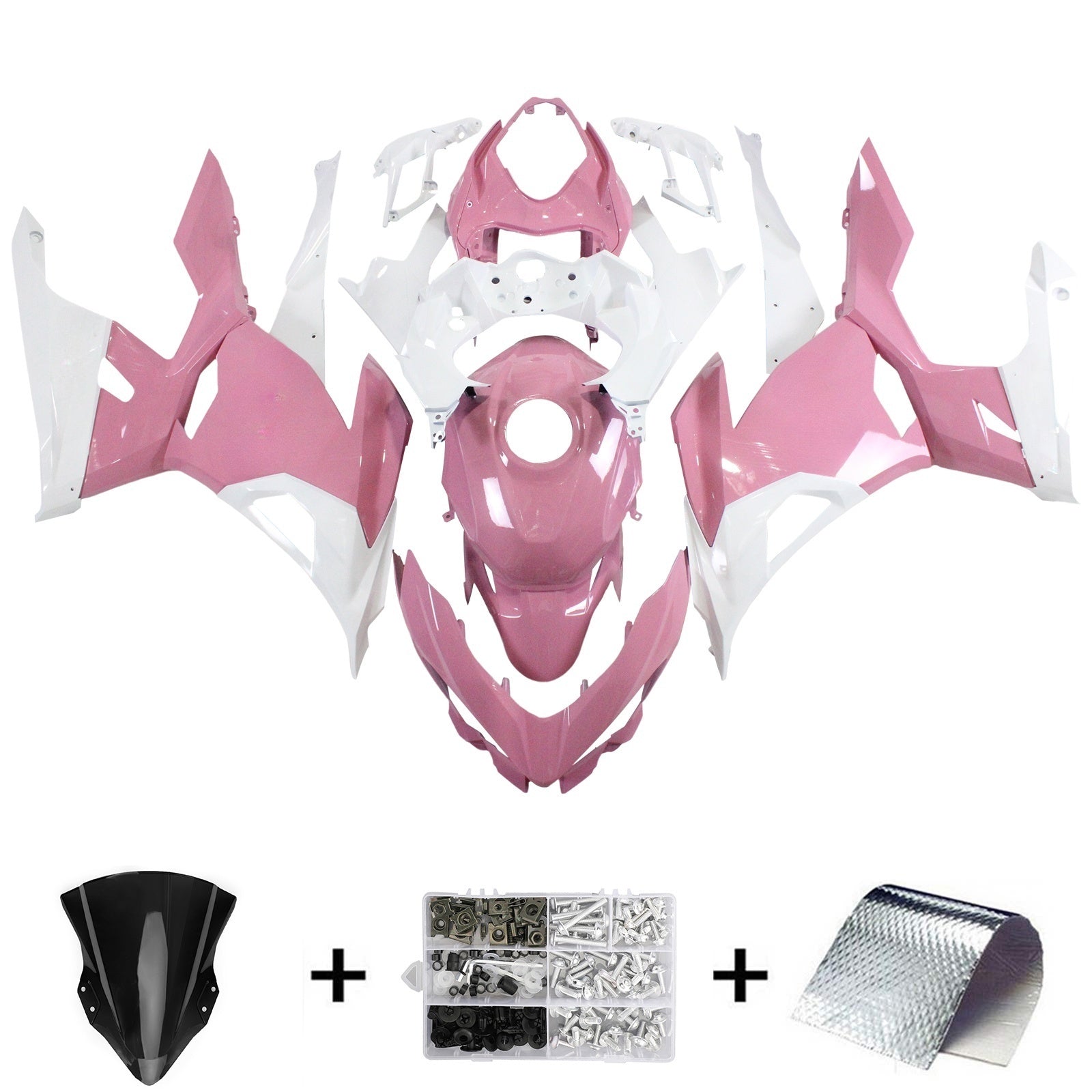Injection Fairing Kit Bodywork For Kawasaki EX400 Ninja400 2018-2024