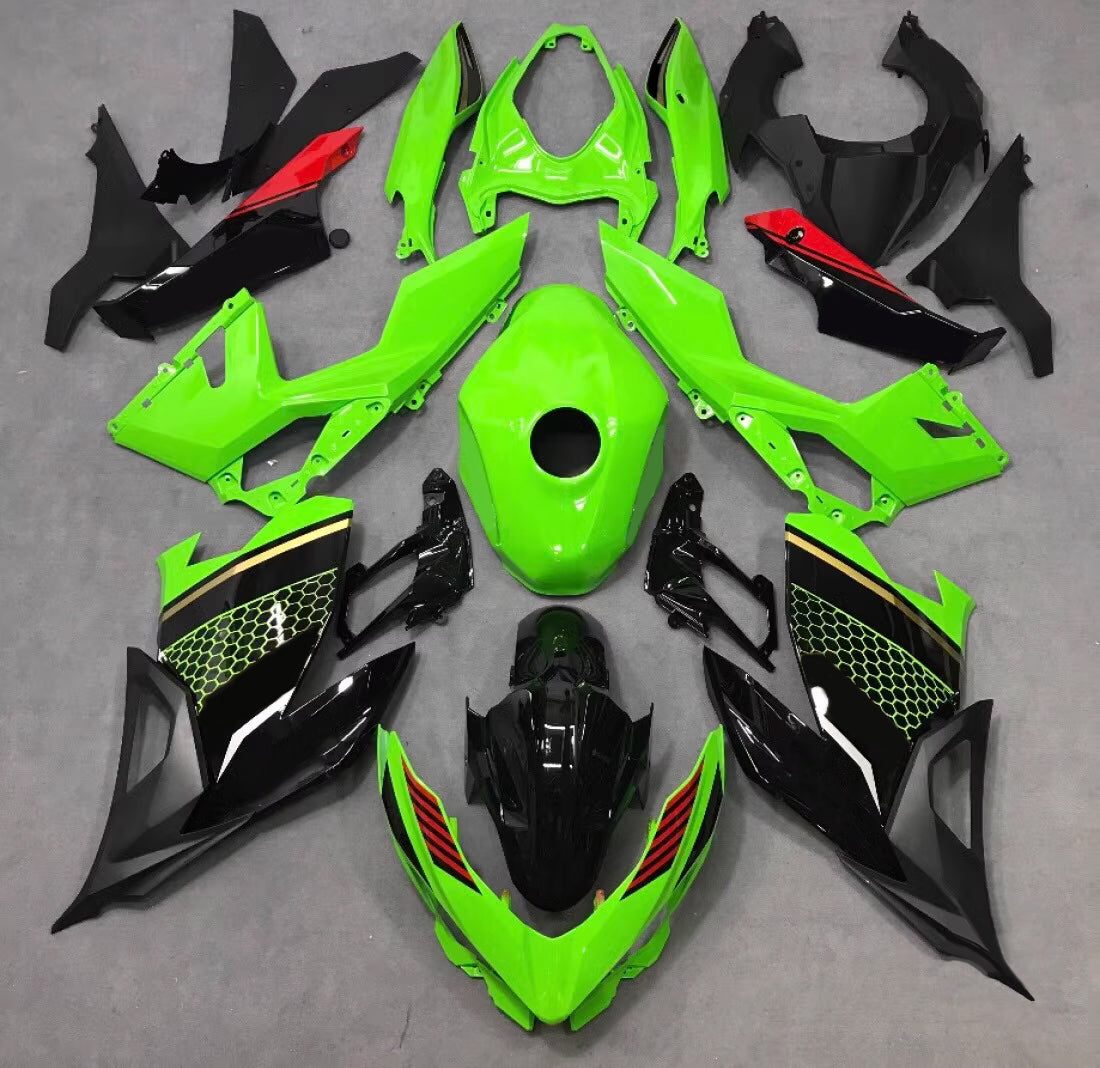 Amotopart Kawasaki EX400 Ninja400 2018-2024 Fairing Kit Bodywork Plastic ABS