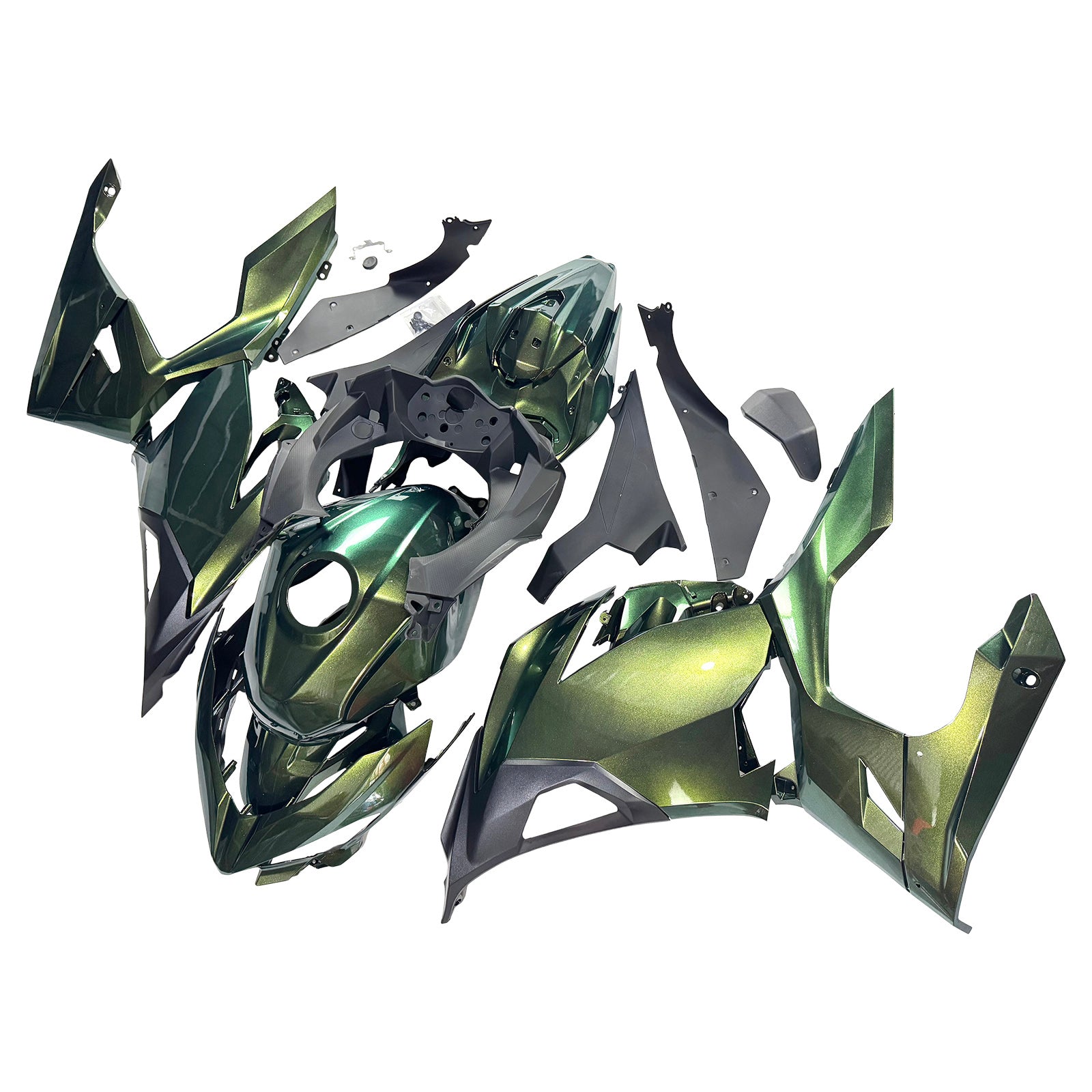 Injection Fairing Kit Bodywork Plastic ABS fit For Kawasaki EX400 Ninja400 2018-2024