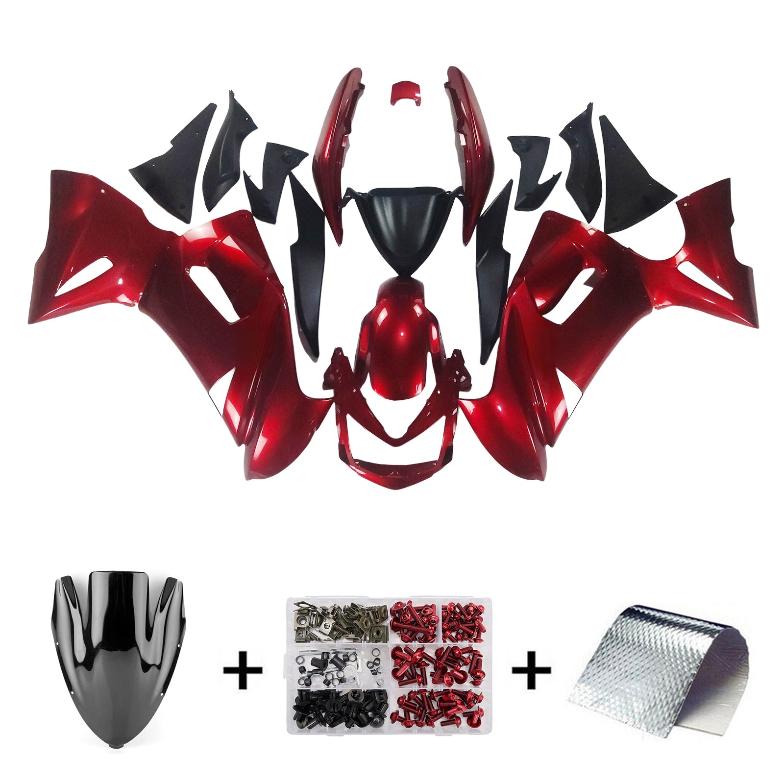 Kit Carenado Para Kawasaki ER6F/Ninja650 2006-2008 Genérico