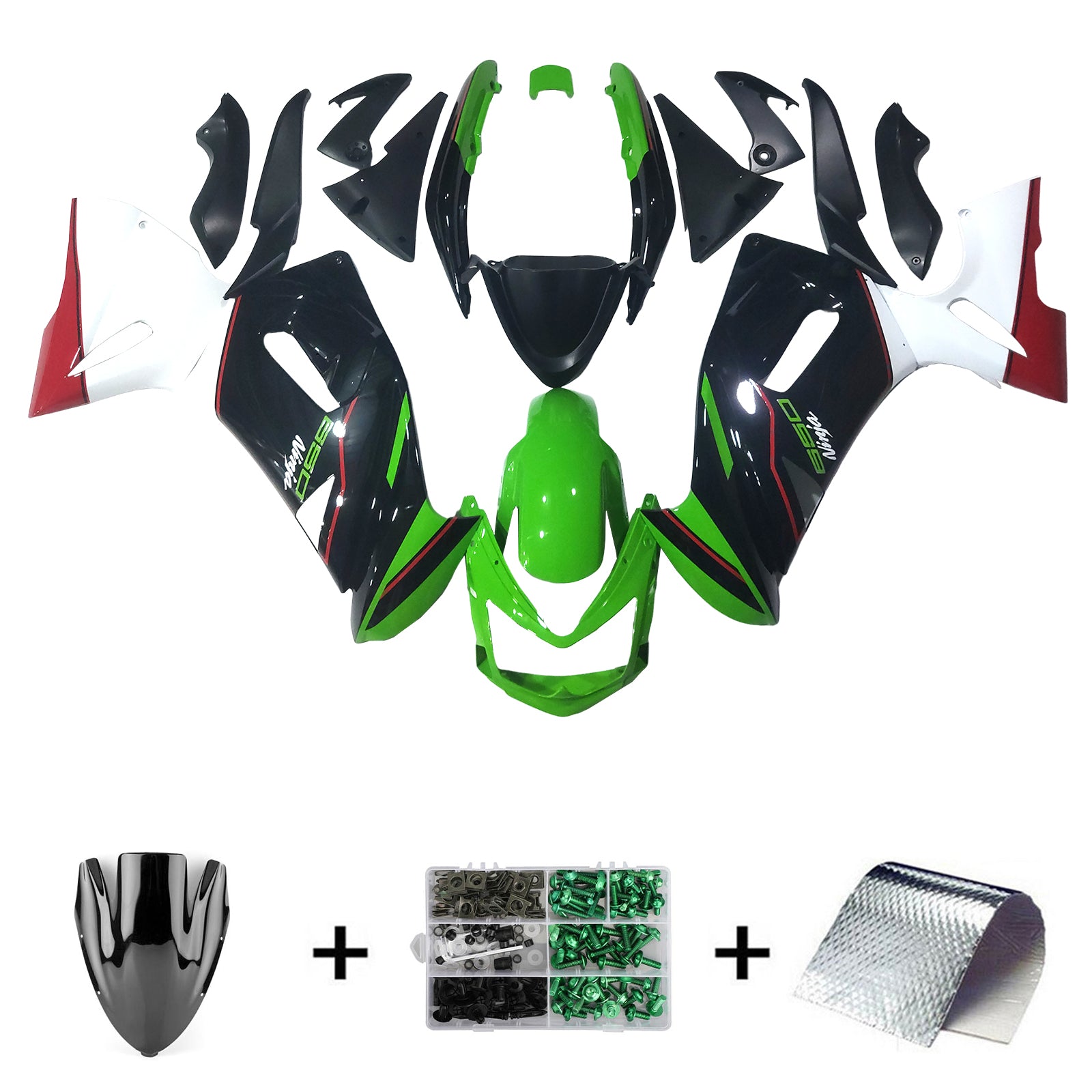 Kawasaki ER6F/Ninja650 2006-2008 Fairing Kit Bodywork Plastic ABS