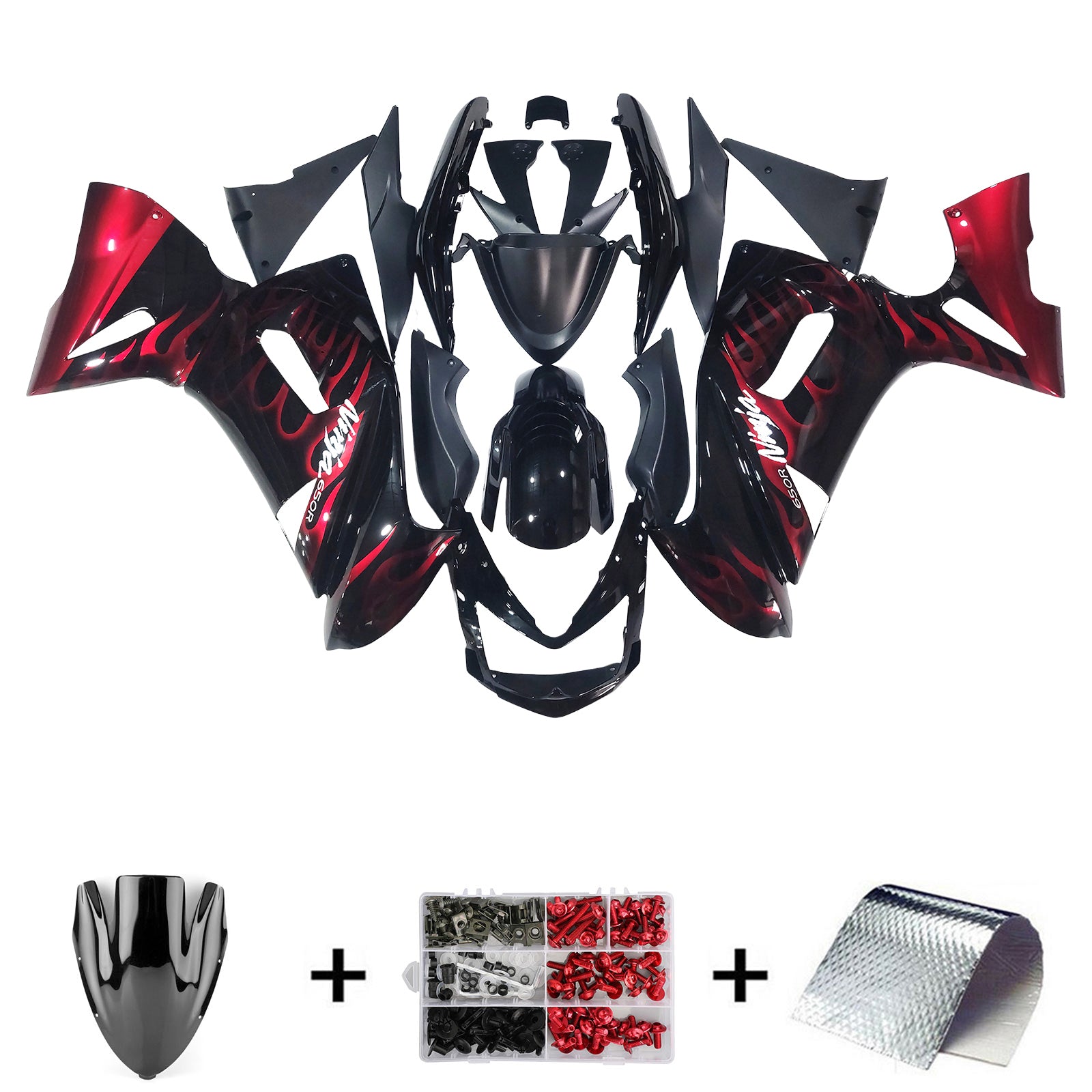 Kawasaki ER6F/Ninja650 2006-2008 Fairing Kit Bodywork Plastic ABS