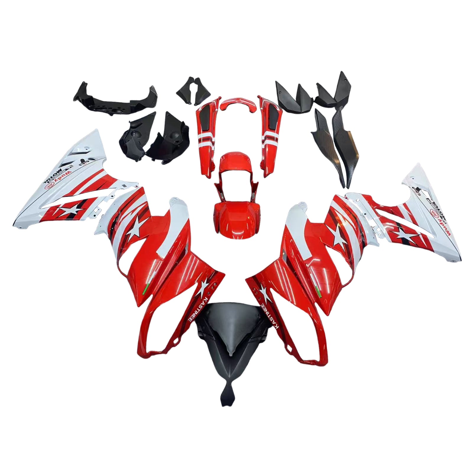 Kawasaki Ninja 650 ER-6F EX650 2009-2011 04# Fairing Kit Plastic