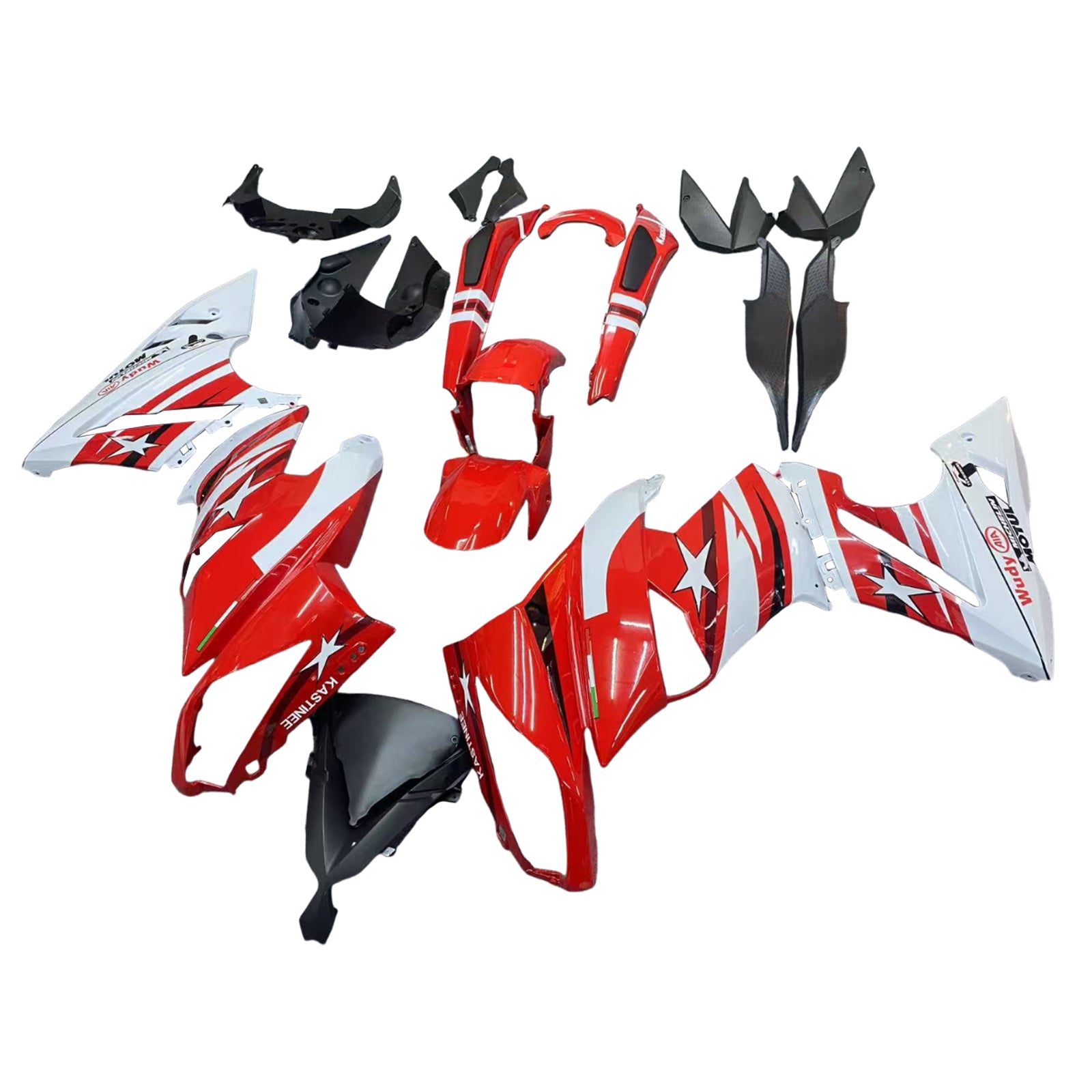 가와사키 닌자 650 ER-6F EX650 2009-2011 04# 페어링 키트 플라스틱