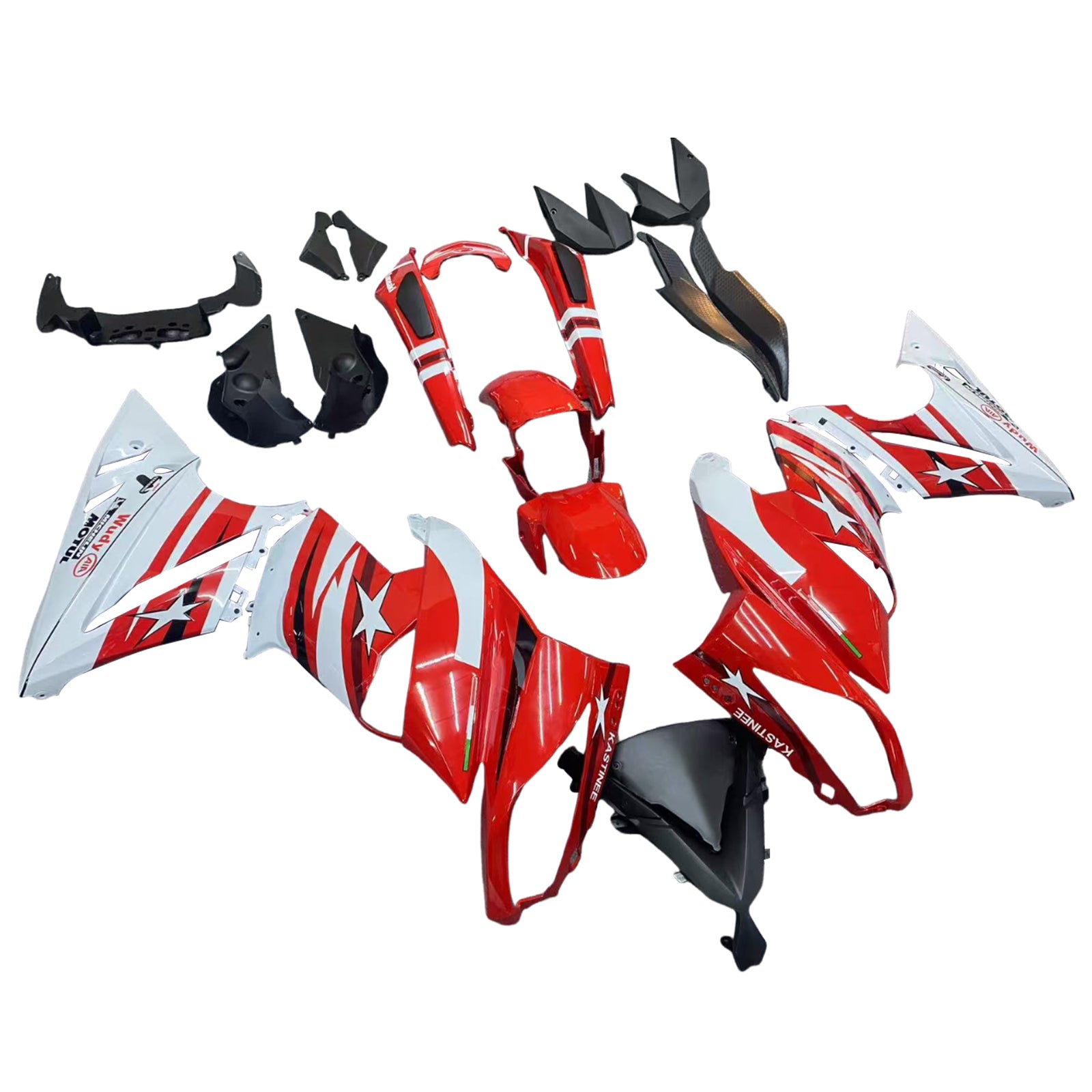 가와사키 닌자 650 ER-6F EX650 2009-2011 04# 페어링 키트 플라스틱