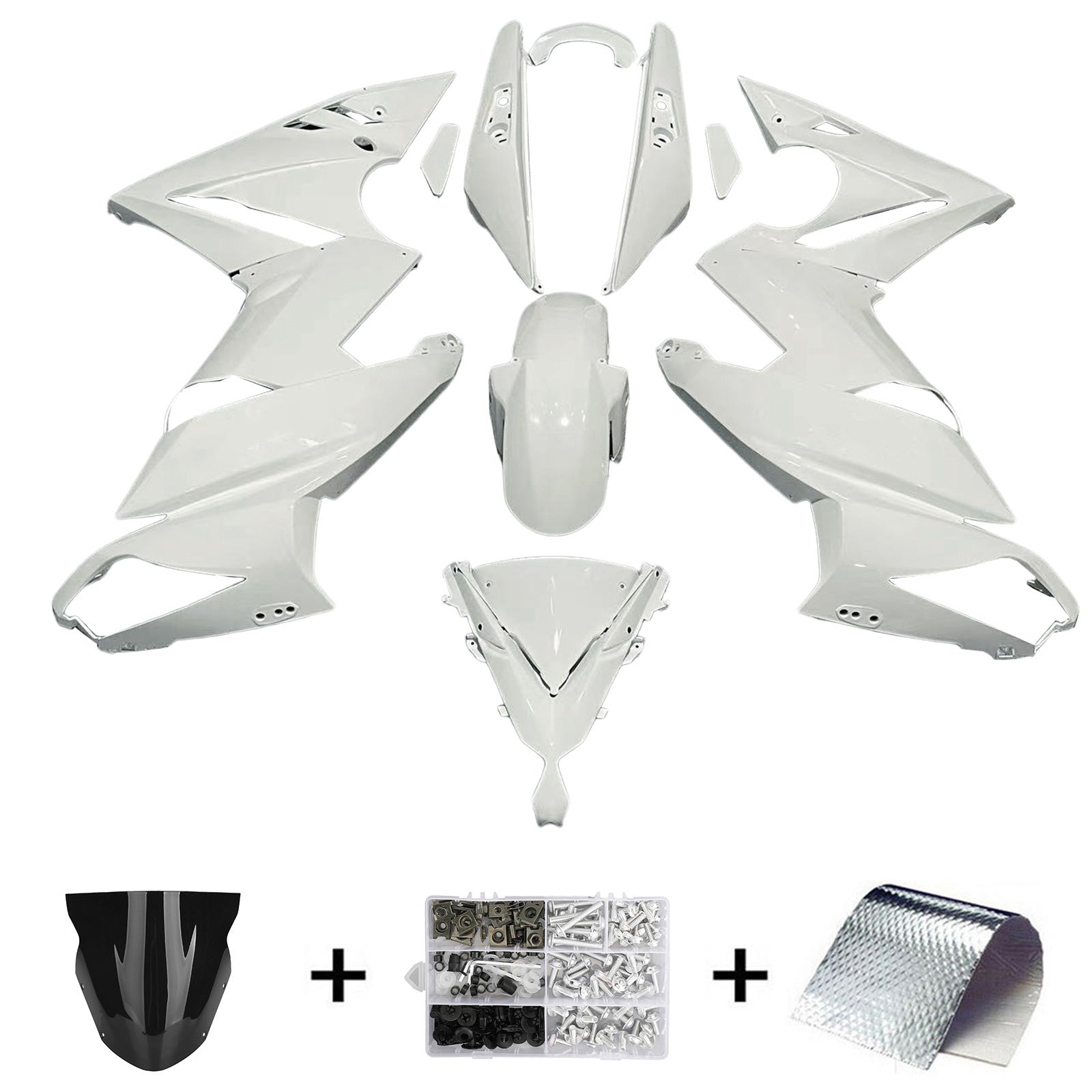 Kawasaki Ninja 650 ER-6F EX650 2009-2011 04# Fairing Kit Plastic