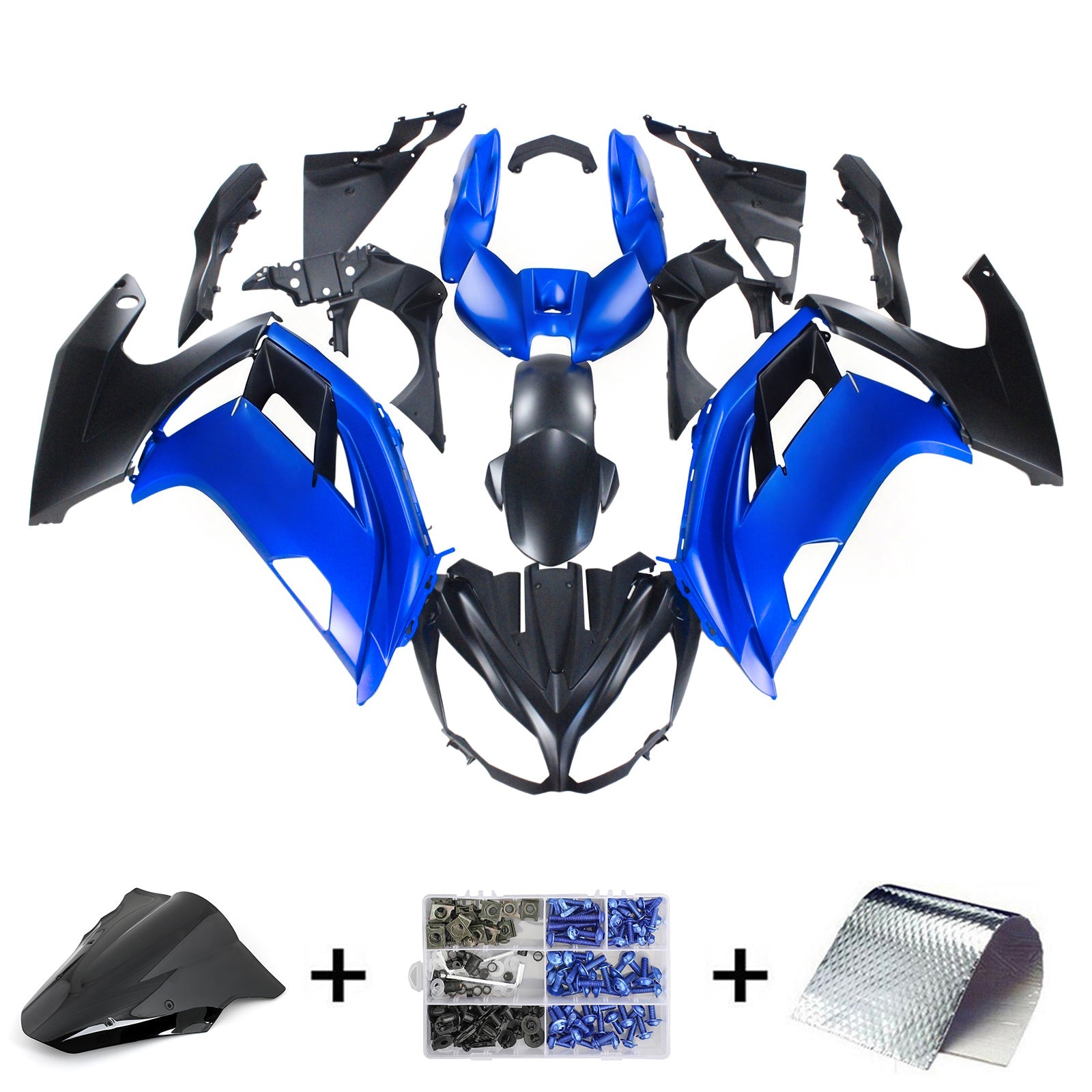 Kit Carenado Para Kawasaki ER6F/Ninja650 2012-2016 Genérico