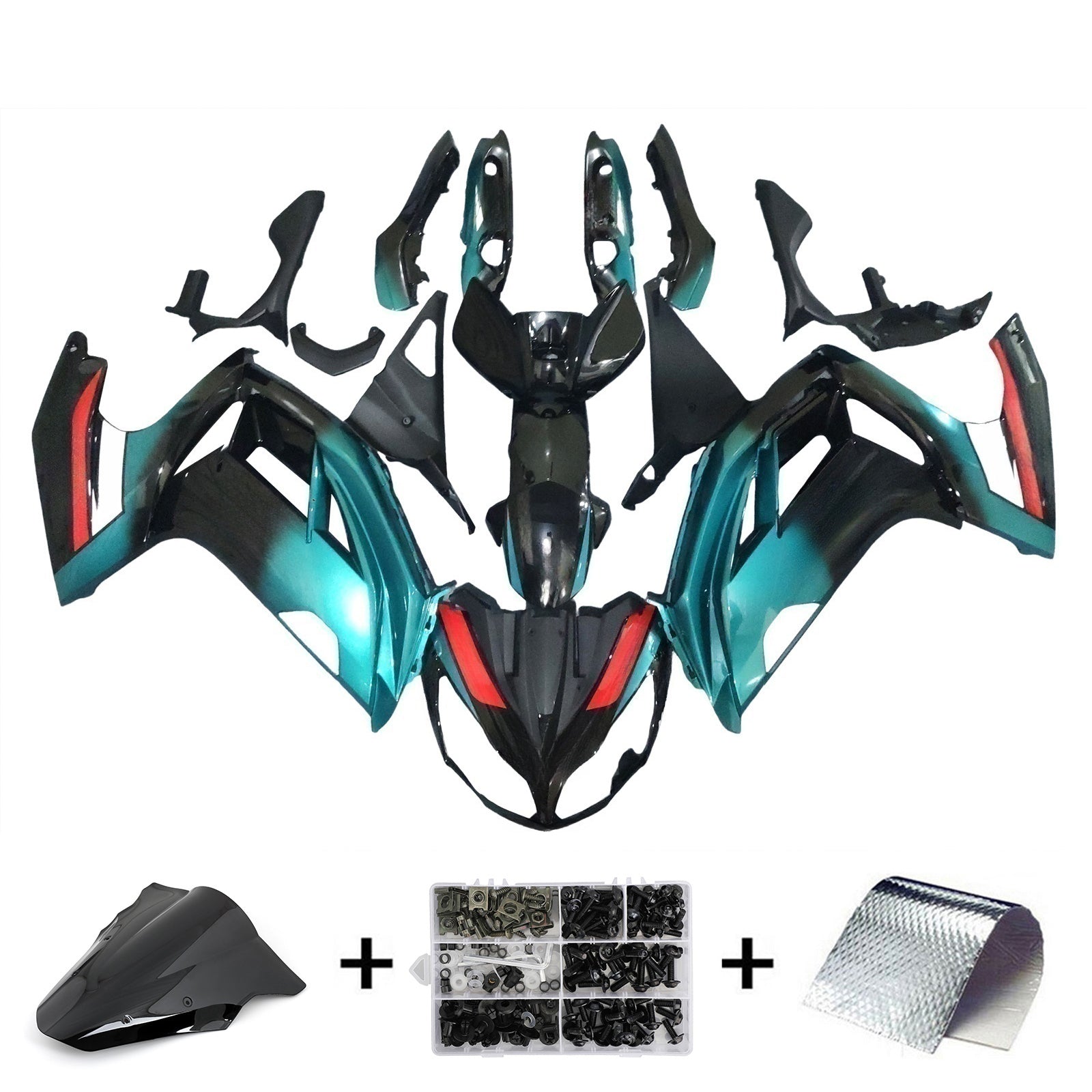 Kawasaki ER6F/Ninja650 2012-2016 Fairing Kit Bodywork Plastic ABS