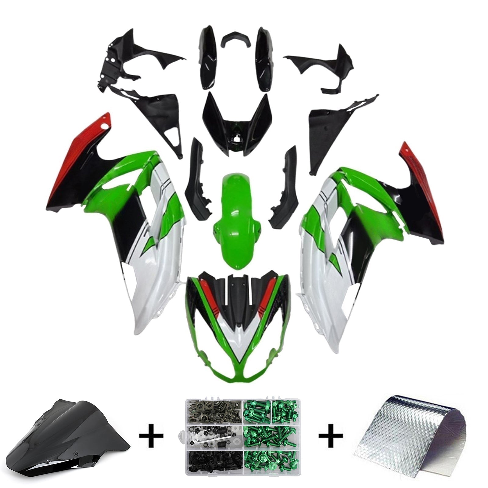 Kawasaki ER6F/Ninja650 2012-2016 Fairing Kit Bodywork Plastic ABS