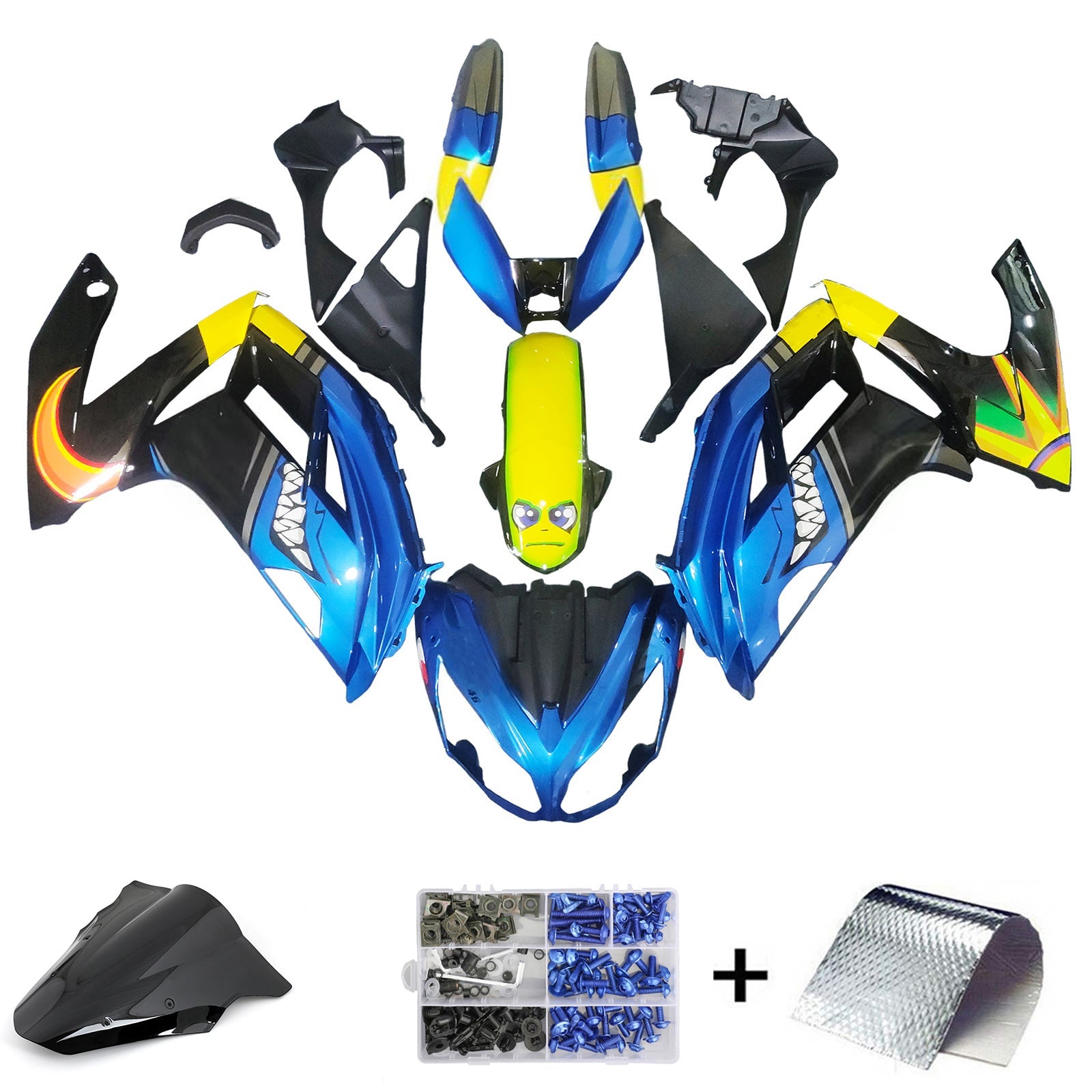 Kawasaki ER6F/Ninja650 2012-2016 Fairing Kit Bodywork Plastic ABS