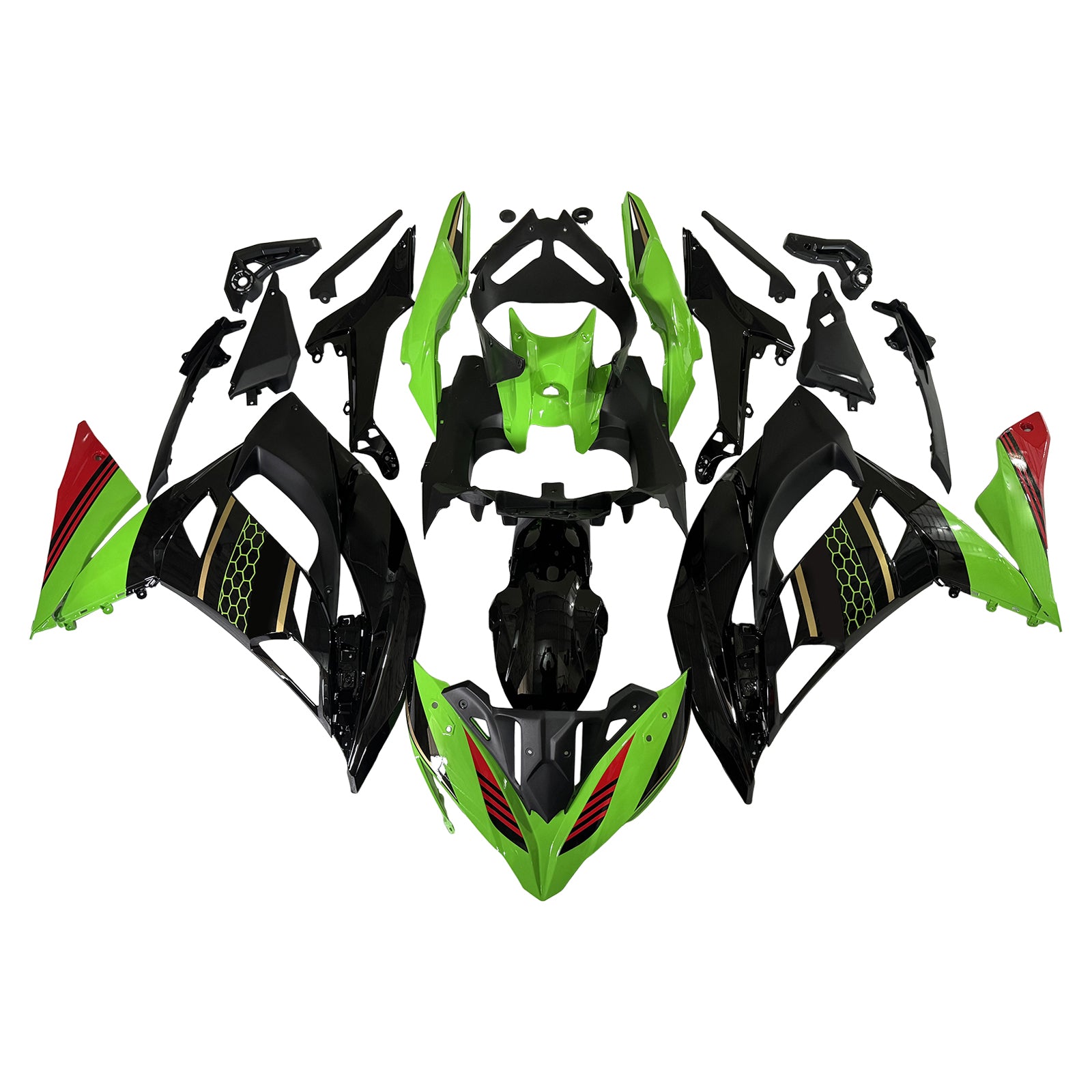 Fairing Kit Plastic for Kawasaki Ninja 650 ER-6F EX650 2017-2019 02# Generic