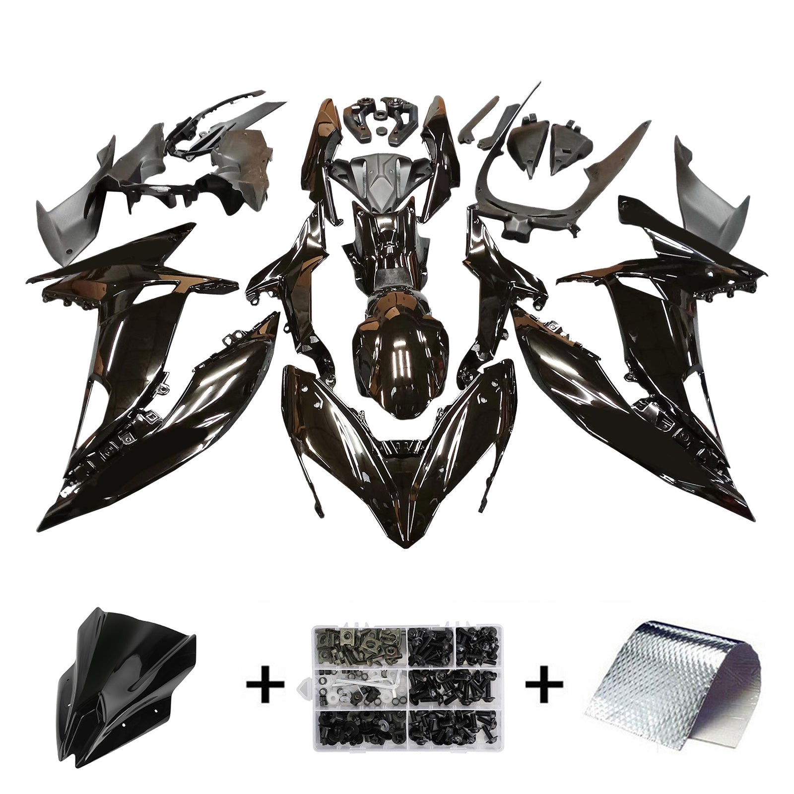 Kawasaki ER6F/Ninja650R 2017-2019 Fairing Kit Bodywork Plastic ABS