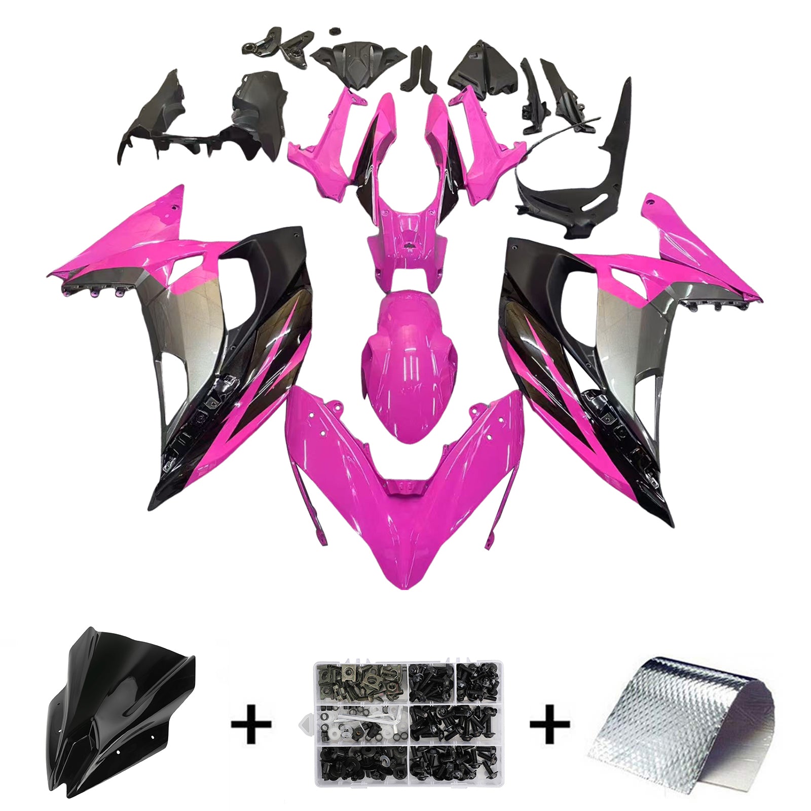 Kawasaki ER6F/Ninja650R 2017-2019 Fairing Kit Bodywork Plastic ABS