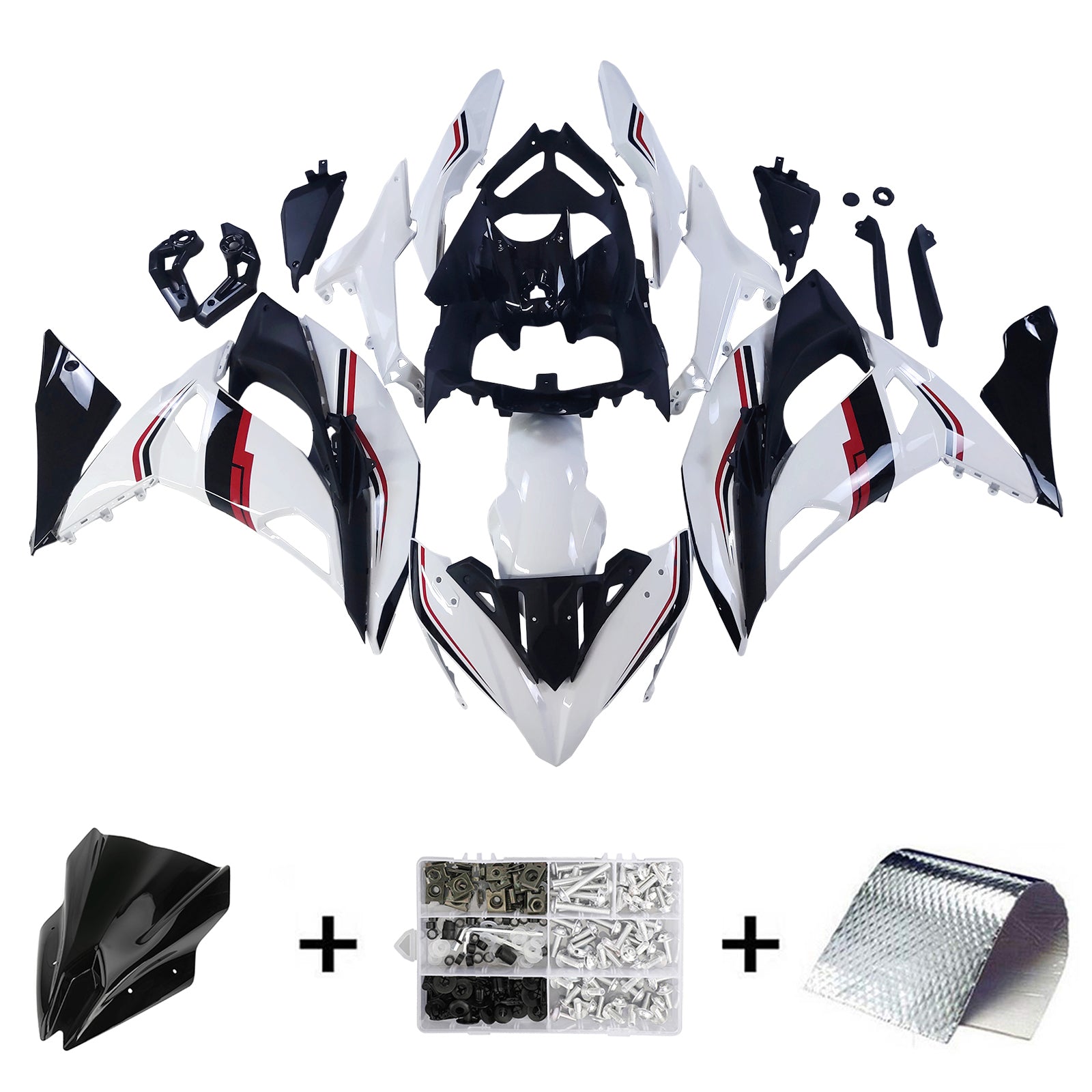 Kawasaki ER6F/Ninja650R 2017-2019 Fairing Kit Bodywork Plastic ABS
