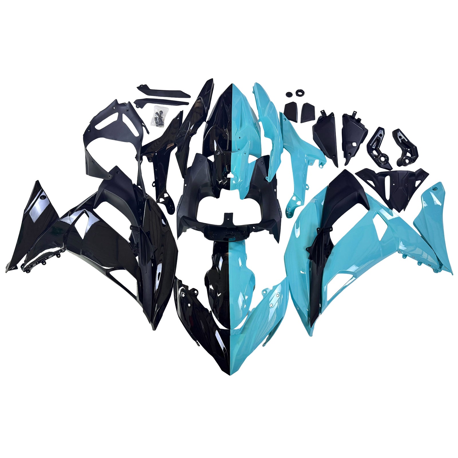 Injection Fairing Kit Bodywork Plastic ABS fit For Kawasaki ER-6F Ninja650R 2017-2019