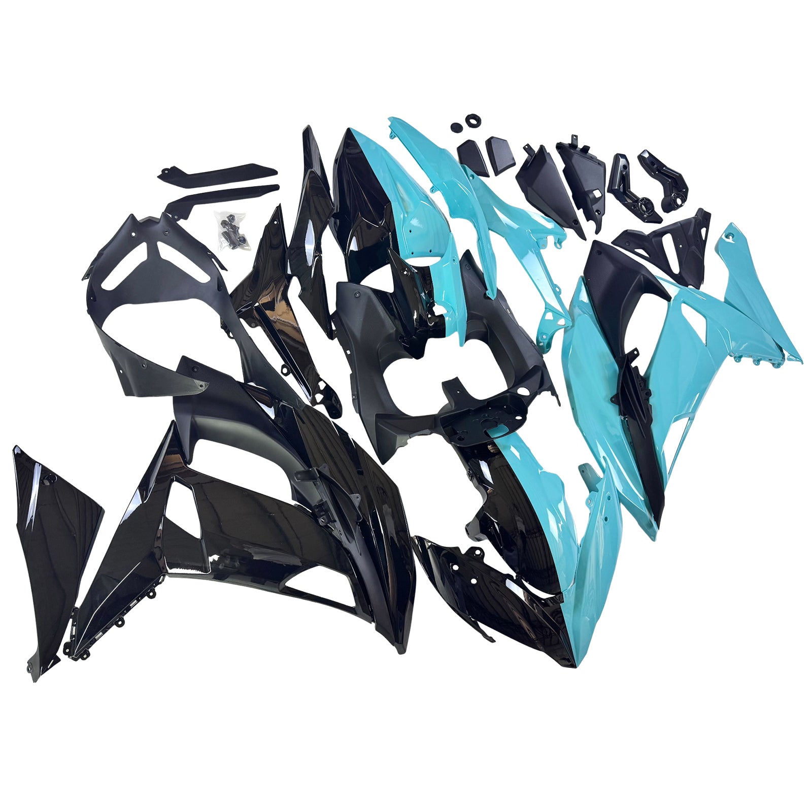 Injection Fairing Kit Bodywork Plastic ABS fit For Kawasaki ER-6F Ninja650R 2017-2019