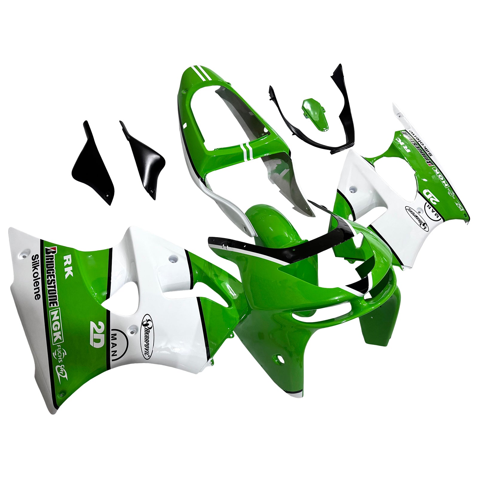 Kawasaki ZX6R 1998-1999 Fairing Kit Bodywork Plastic ABS