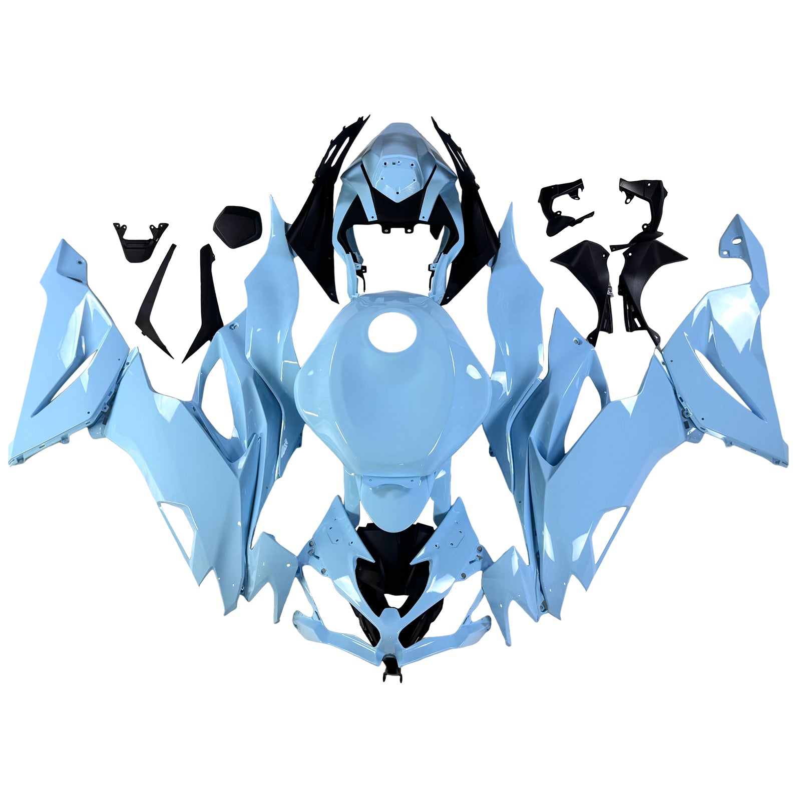 Injection Fairing Kit Bodywork Plastic ABS fit For Kawasaki ZX6R 2019-2023