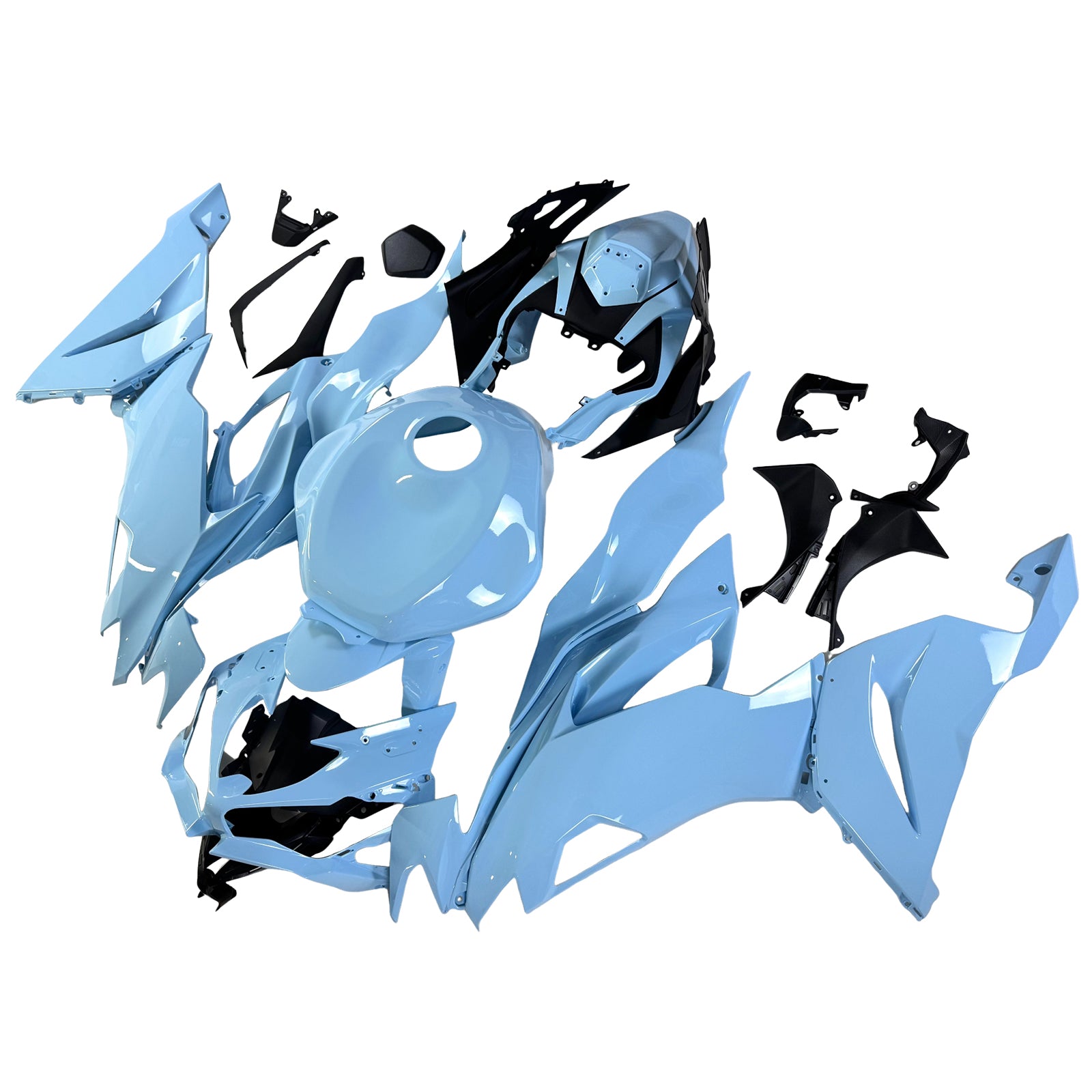 Injection Fairing Kit Bodywork Plastic ABS fit For Kawasaki ZX6R 2019-2023