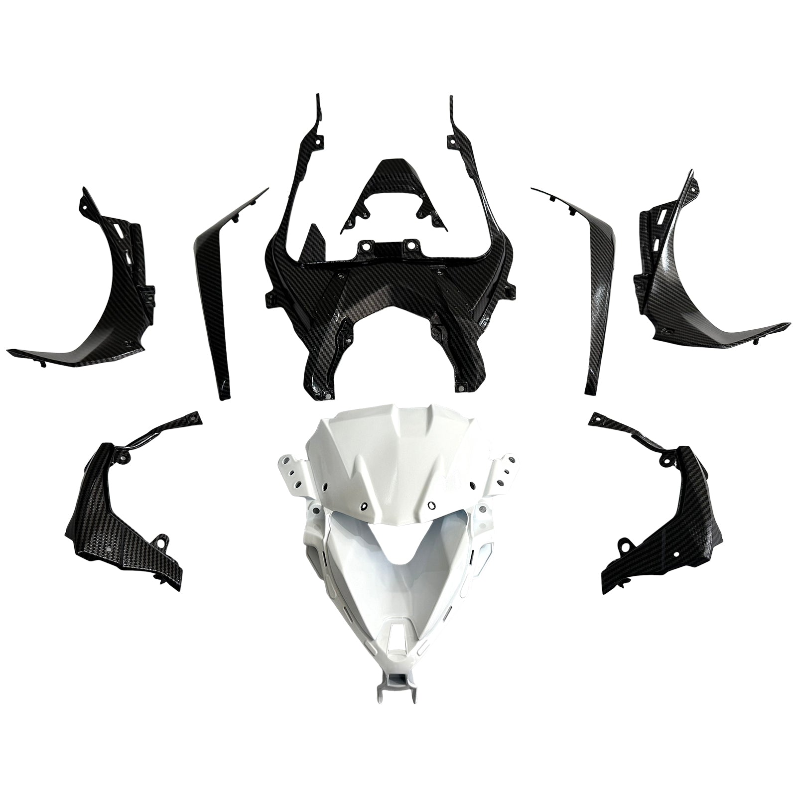 Injection Fairing Kit Bodywork Plastic ABS fit For Kawasaki ZX6R 2019-2023