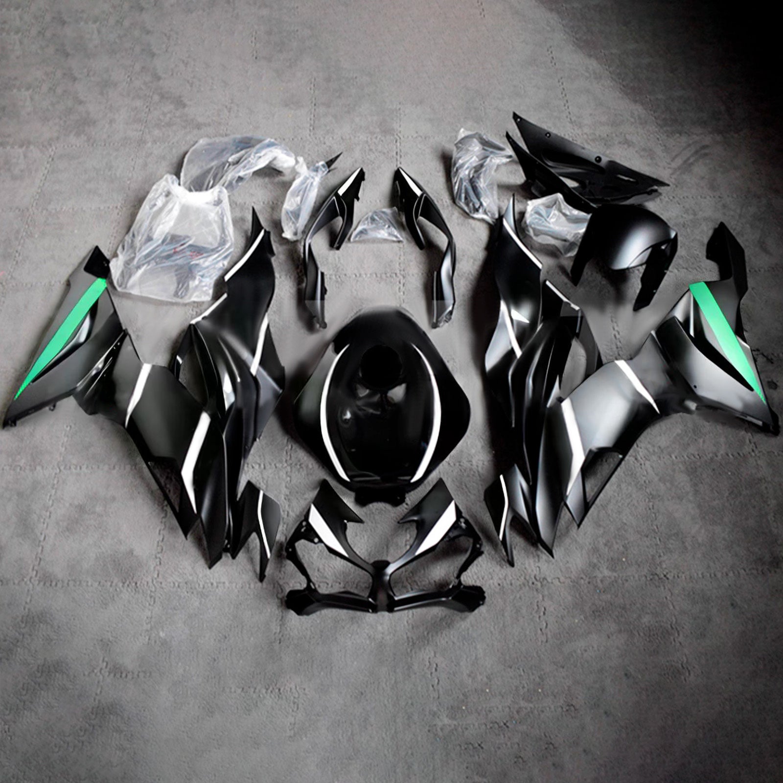 Injection Fairing Kit Bodywork Plastic ABS fit For Kawasaki ZX6R 2019-2023