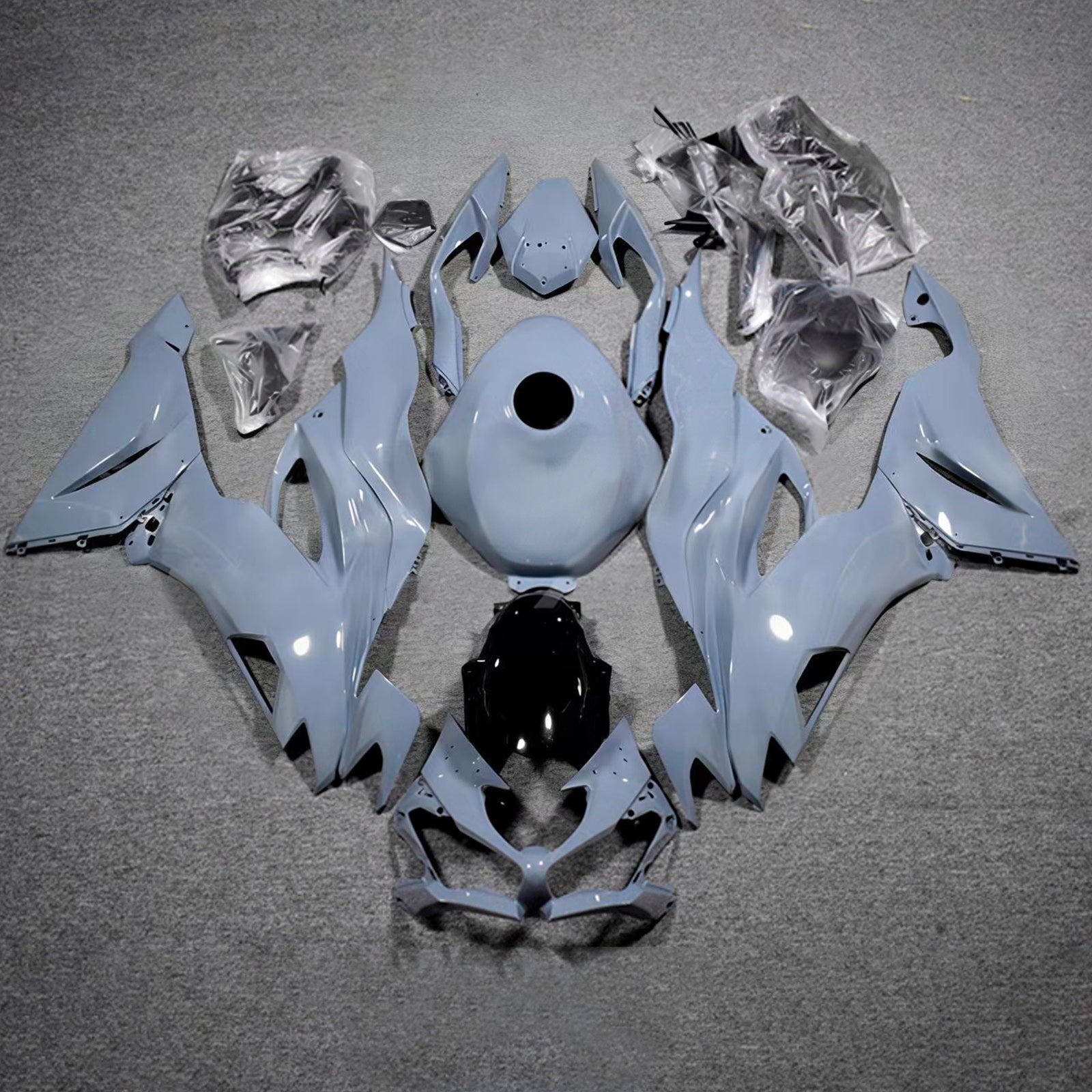 Injection Fairing Kit Bodywork Plastic ABS fit For Kawasaki ZX6R 2019-2023