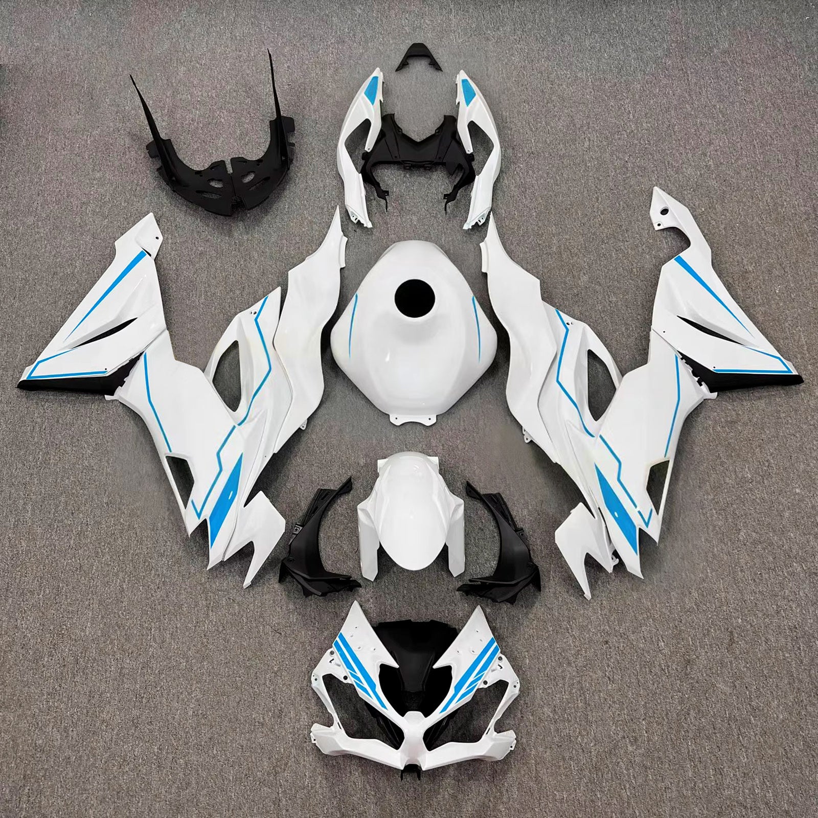 Injection Fairing Kit Bodywork Plastic ABS fit For Kawasaki ZX6R 2019-2023